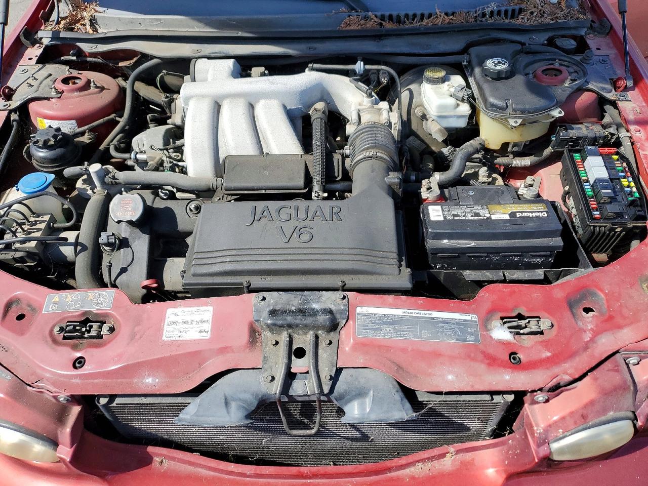 2007 Jaguar X-type 3.0 Burgundy vin: SAJWA51AX7WJ17296