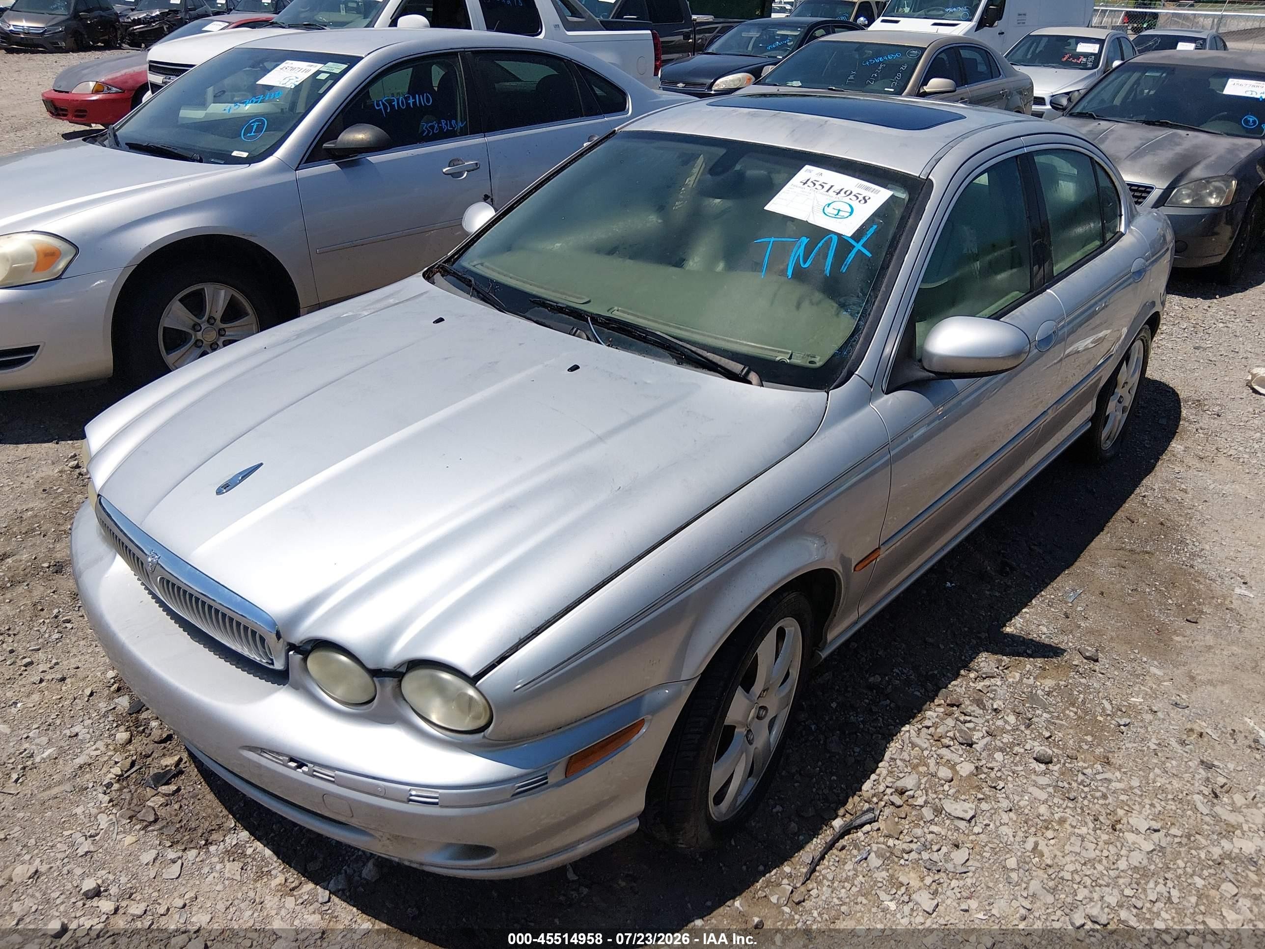 2005 Jaguar X-type 3.0 Silver vin: SAJWA51C05WE24512