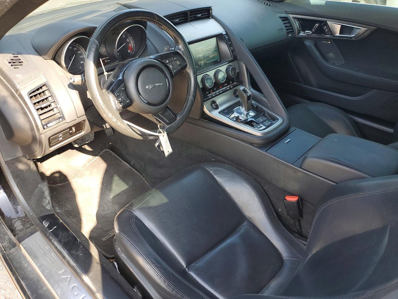 2015 Jaguar F-type Black vin: SAJWA6AT5F8K21138