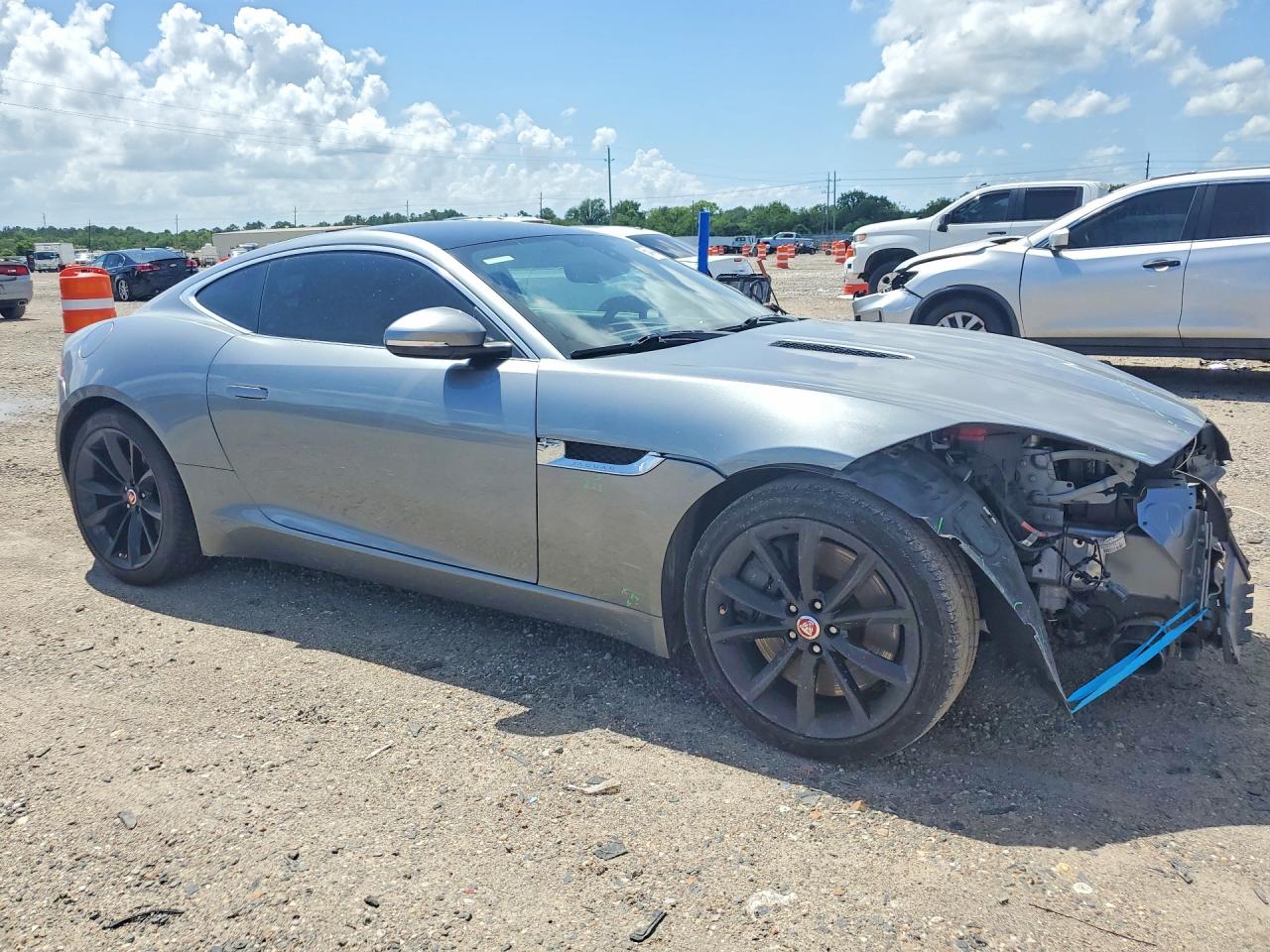 2015 Jaguar F-type S Gray vin: SAJWA6BU3F8K19346
