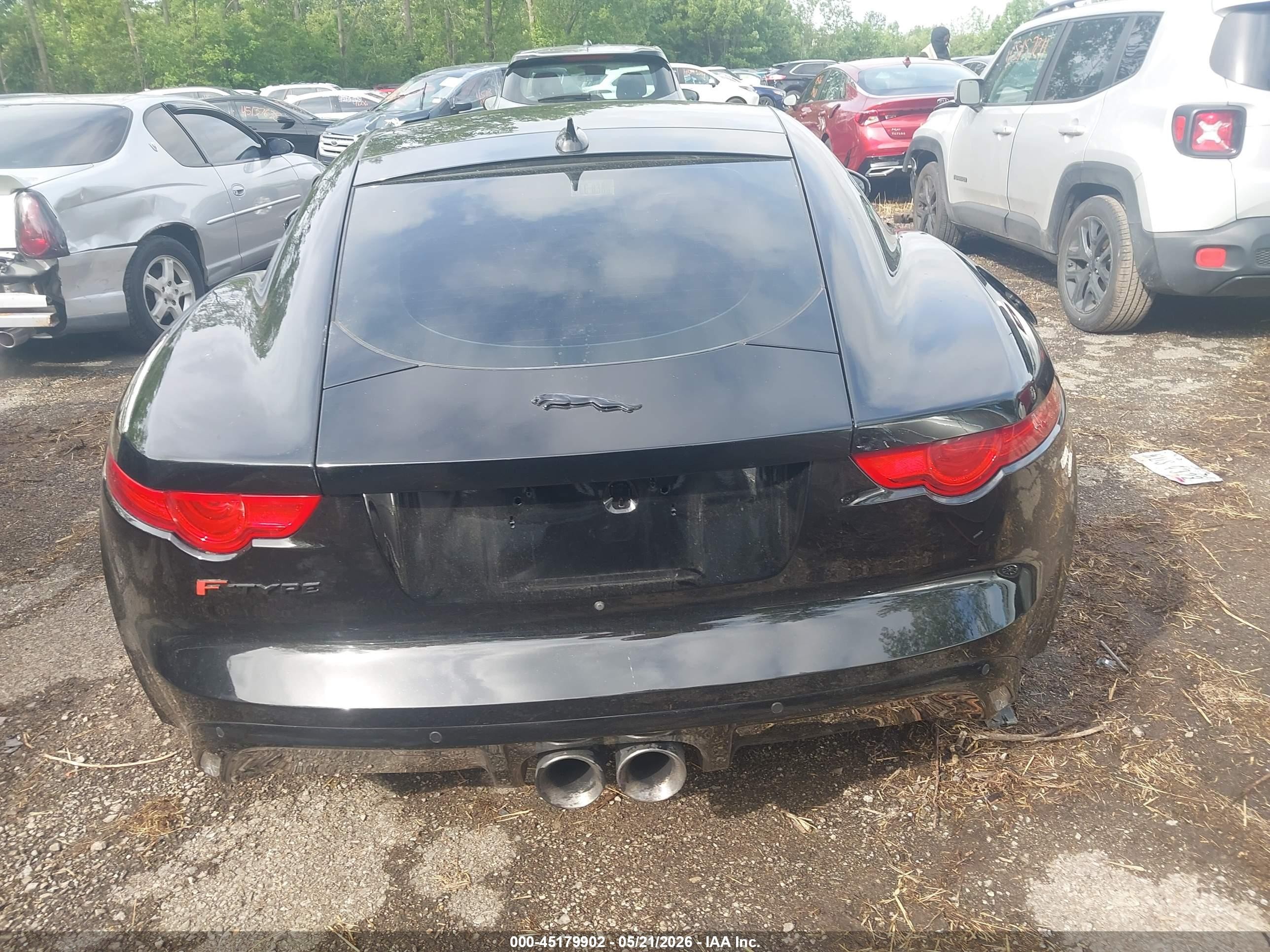 2015 Jaguar F-type S Black vin: SAJWA6BU9F8K18427