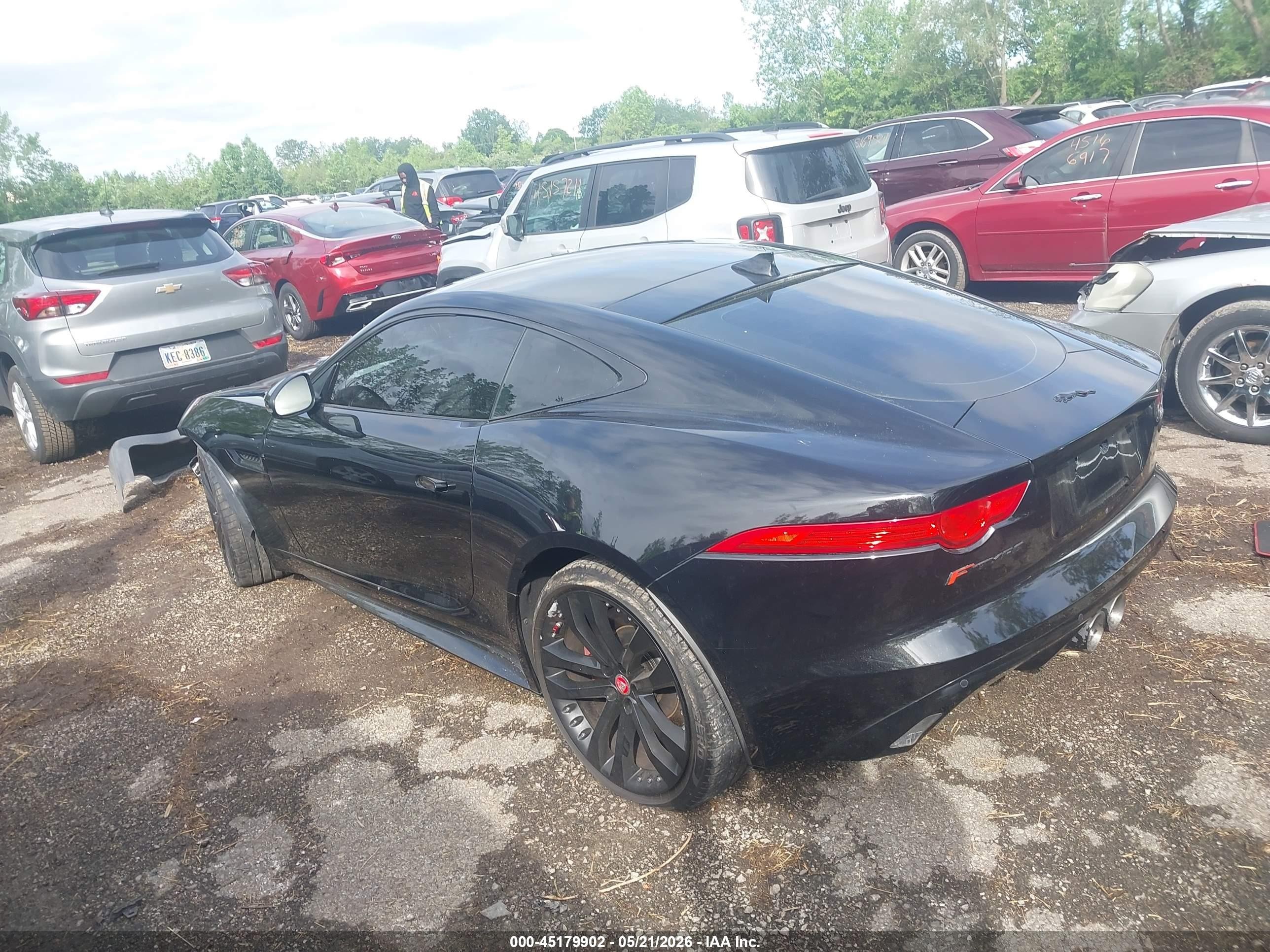 2015 Jaguar F-type S Black vin: SAJWA6BU9F8K18427