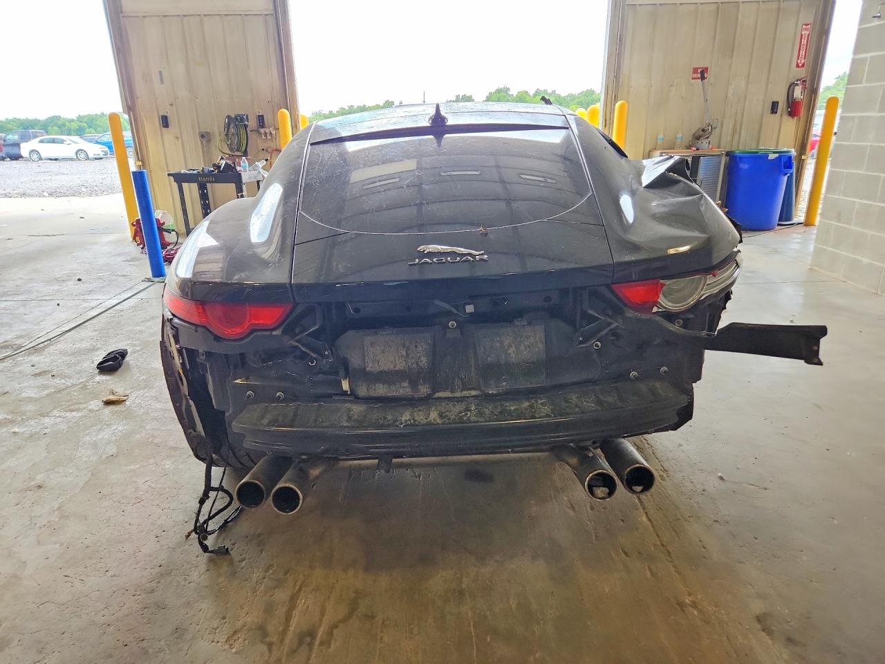 2015 Jaguar F-type Black vin: SAJWA6DA0FMK11456