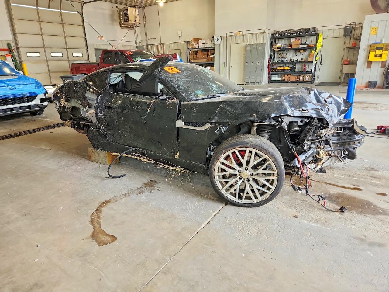 2015 Jaguar F-type Black vin: SAJWA6DA0FMK11456