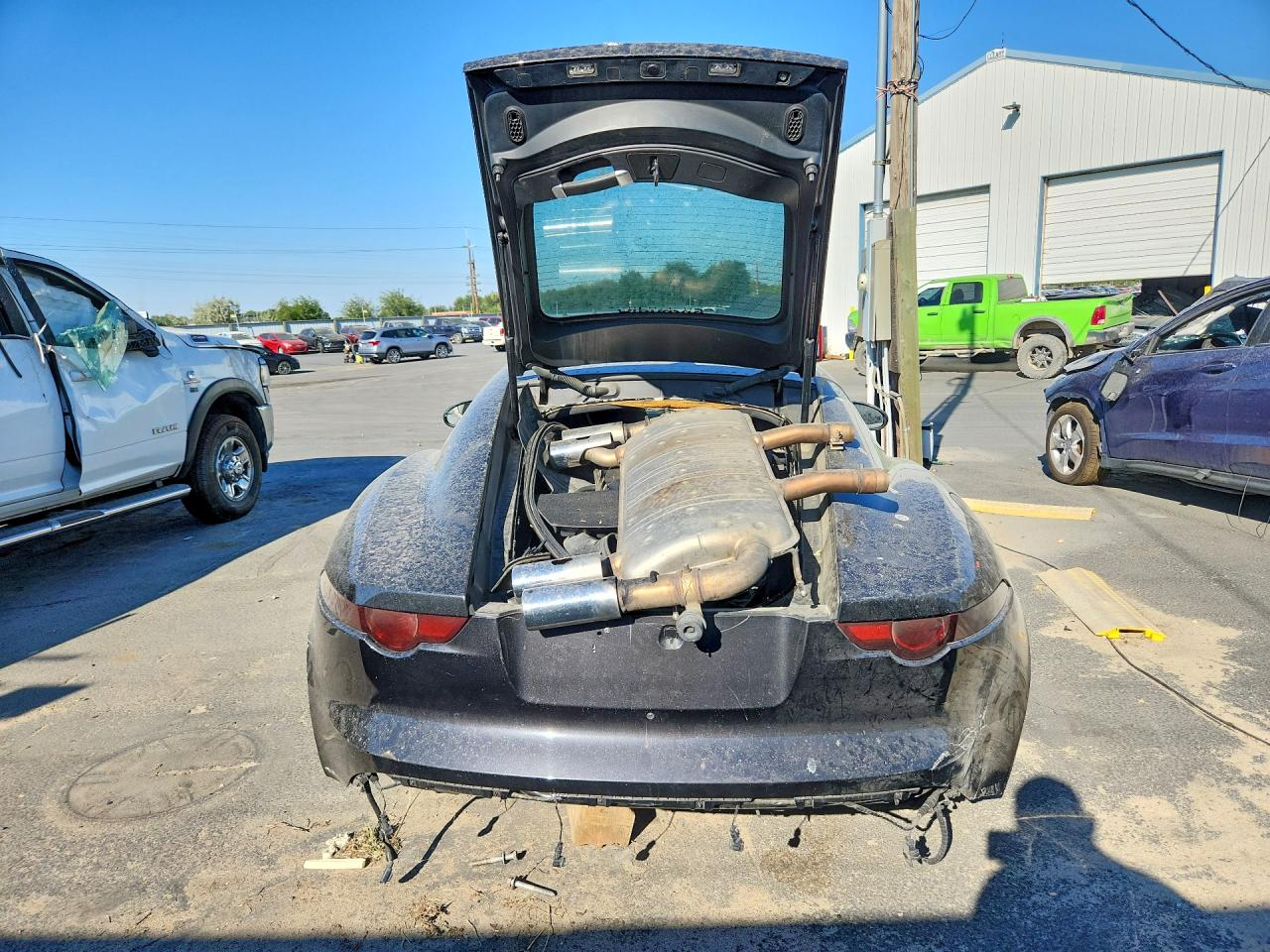 2015 Jaguar F-type R Black vin: SAJWA6DA1FMK16004