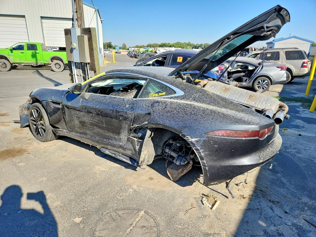2015 Jaguar F-type R Black vin: SAJWA6DA1FMK16004