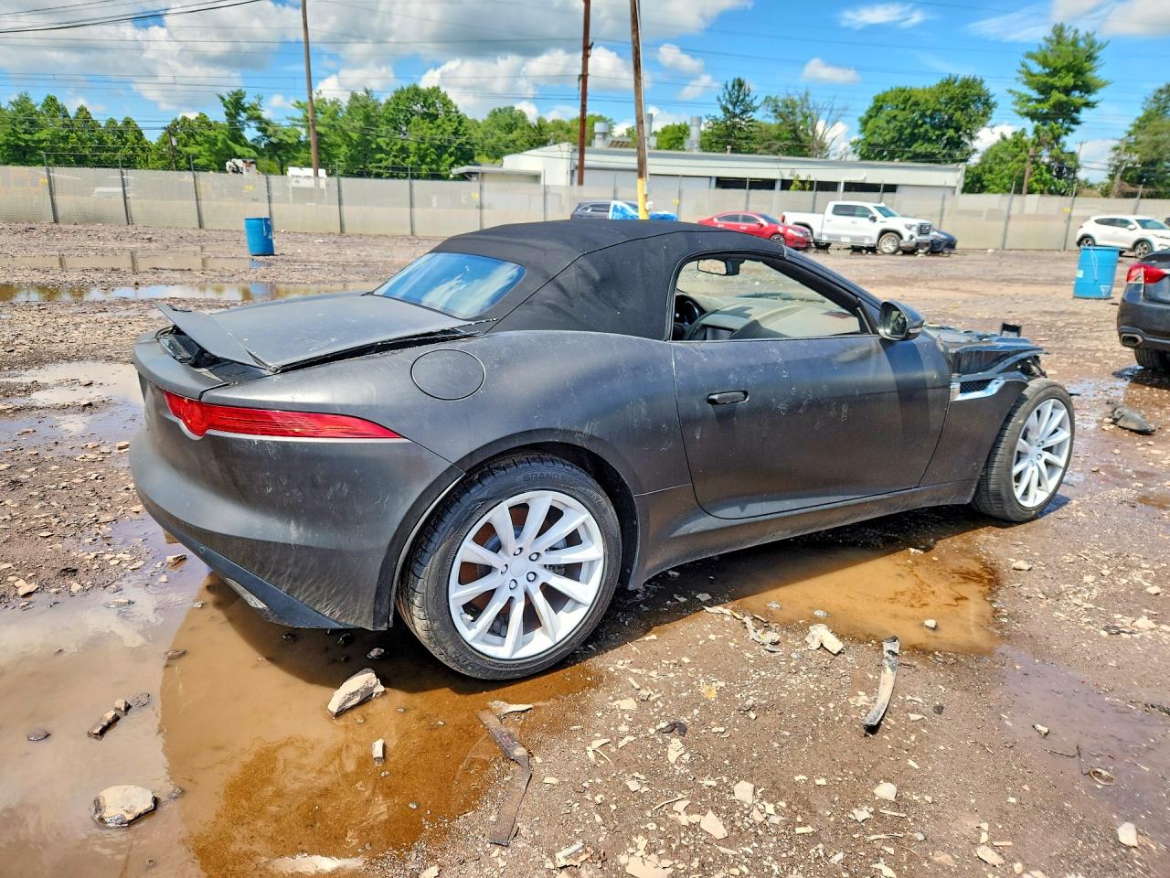 2014 Jaguar F-type F-type Черный vin: SAJWA6E77E8K04059