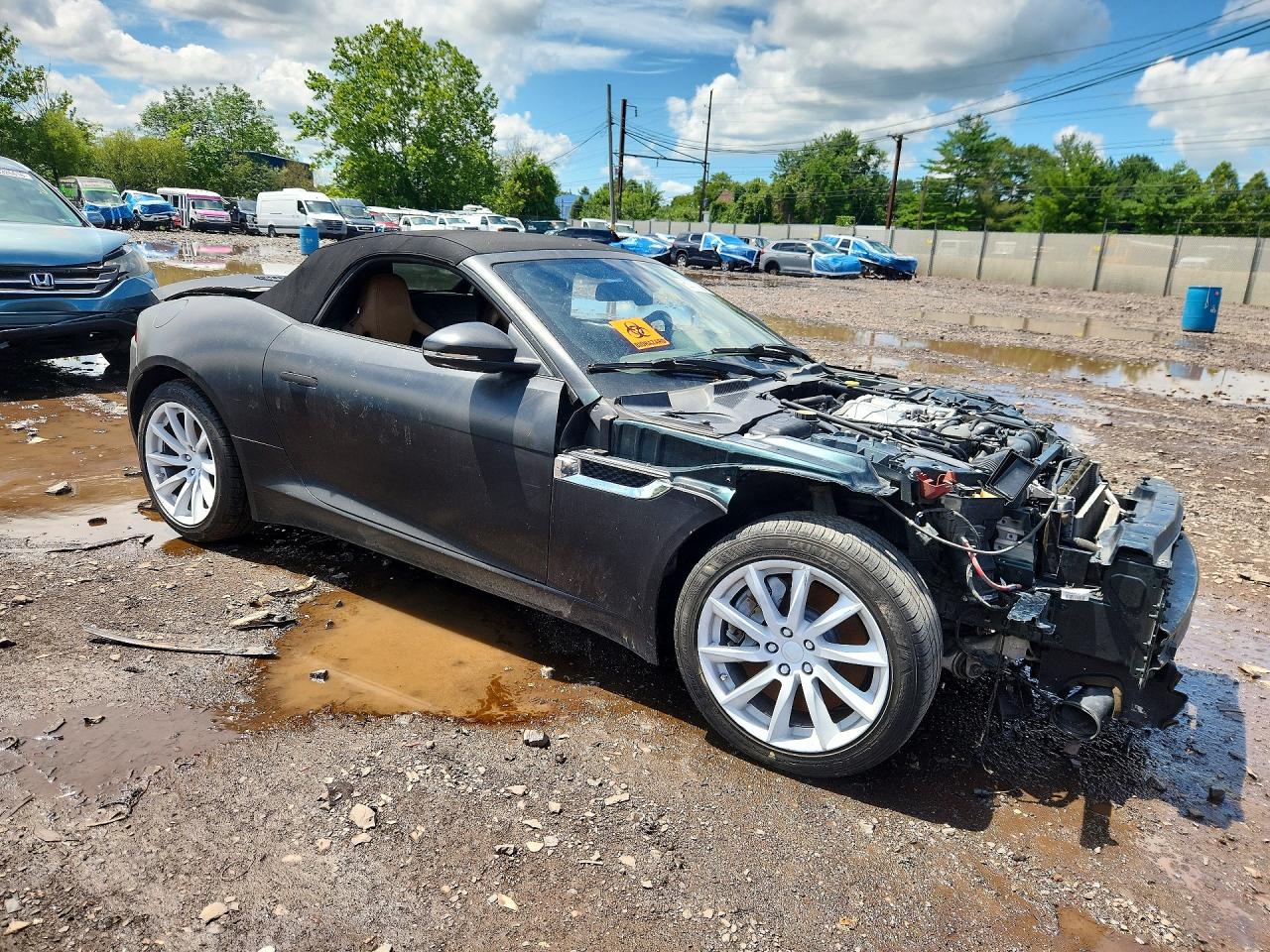 2014 Jaguar F-type F-type Черный vin: SAJWA6E77E8K04059