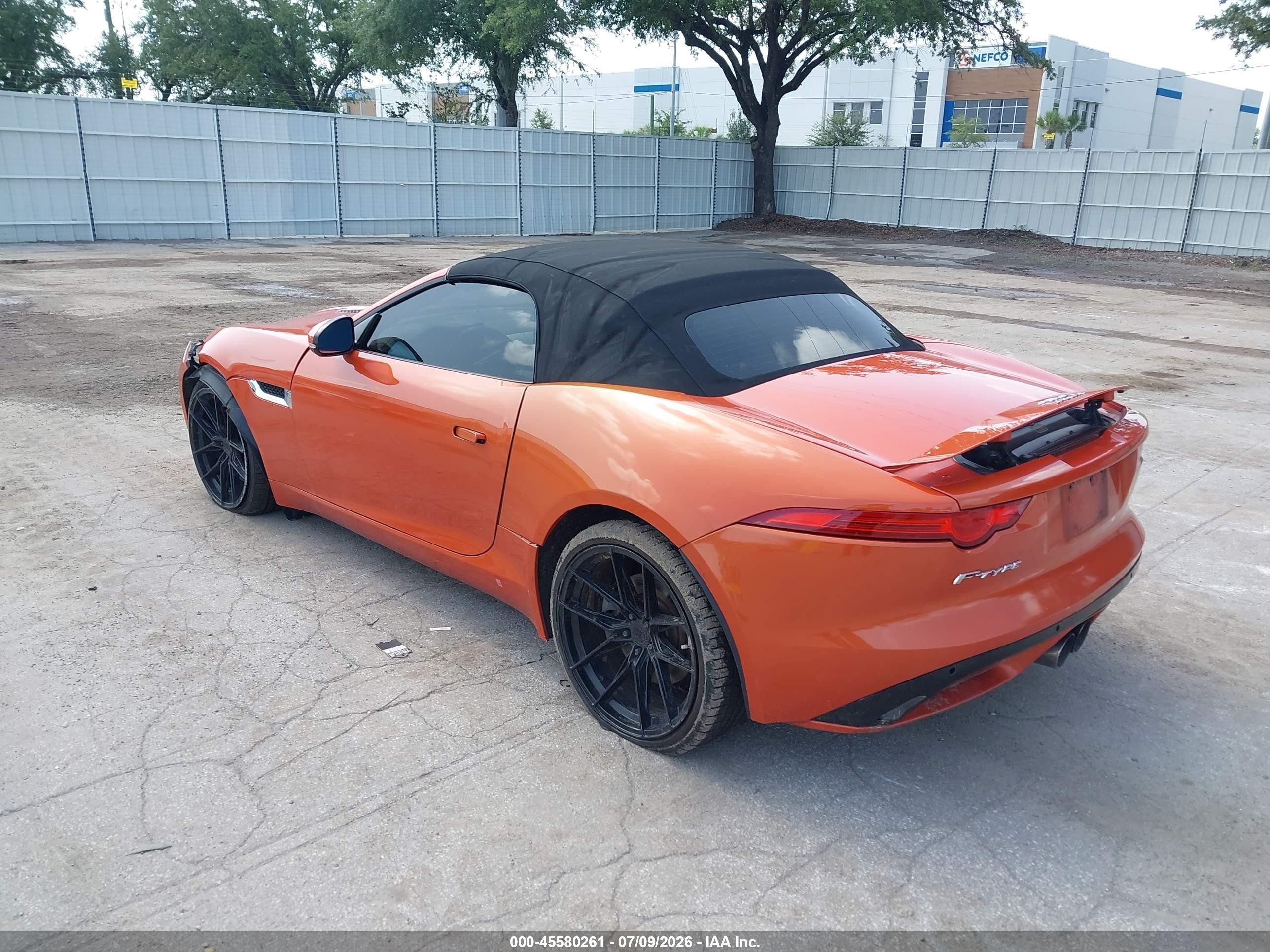 2014 Jaguar F-type   Orange vin: SAJWA6E78E8K05401