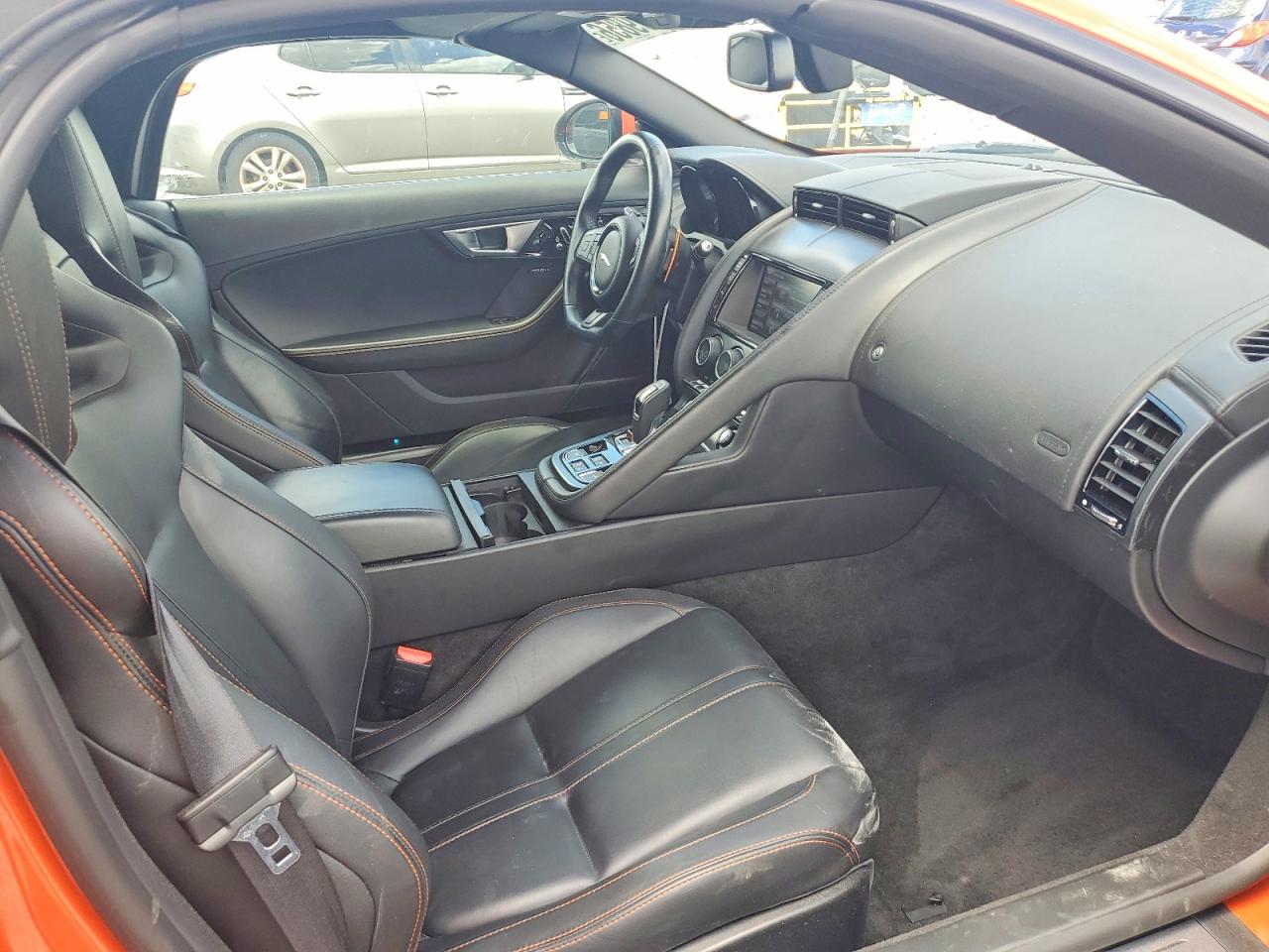 2014 Jaguar F-type S Orange vin: SAJWA6FC3E8K05155