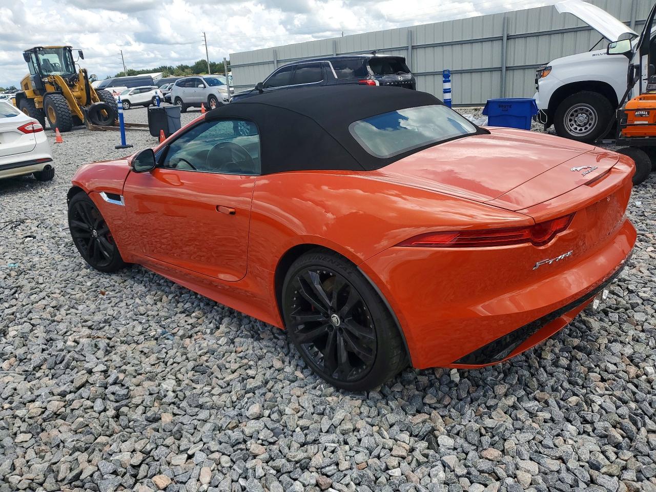 2014 Jaguar F-type S Orange vin: SAJWA6FC3E8K05155