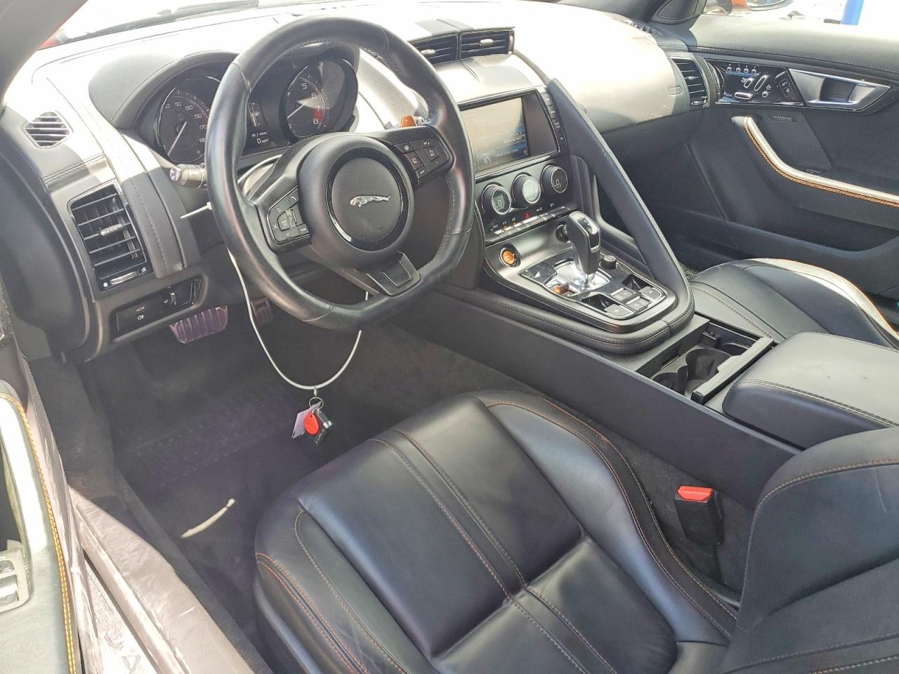 2014 Jaguar F-type S Orange vin: SAJWA6FC3E8K05155