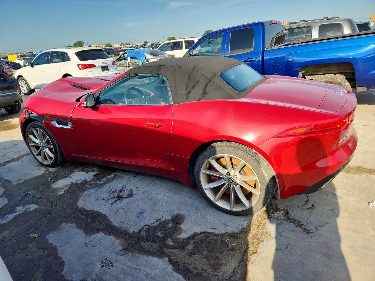 2014 Jaguar F-type S Red vin: SAJWA6FC3E8K08170