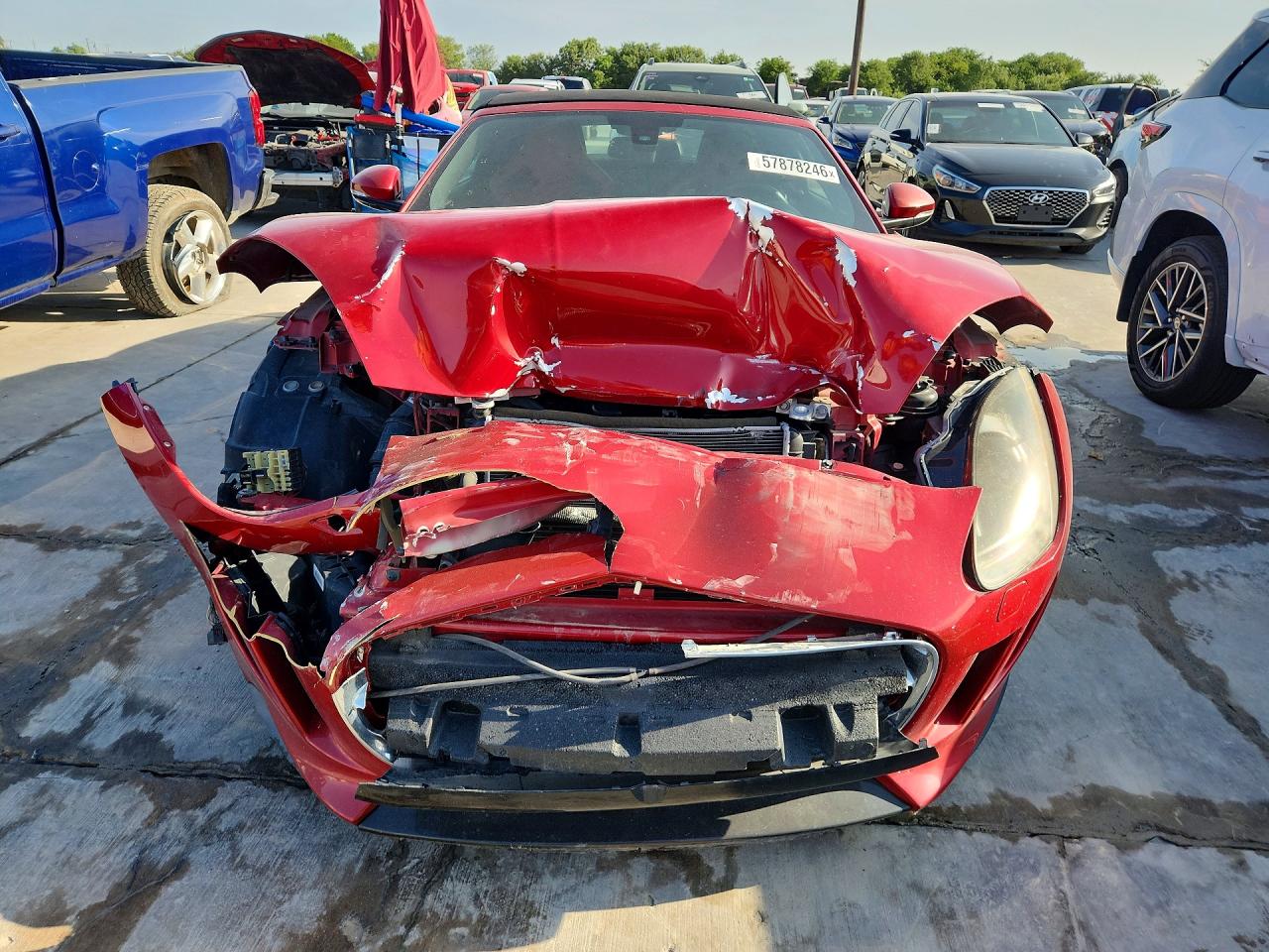 2014 Jaguar F-type S Red vin: SAJWA6FC3E8K08170
