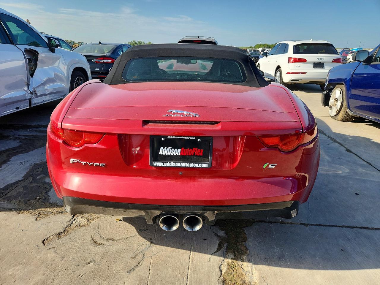 2014 Jaguar F-type S Red vin: SAJWA6FC3E8K08170