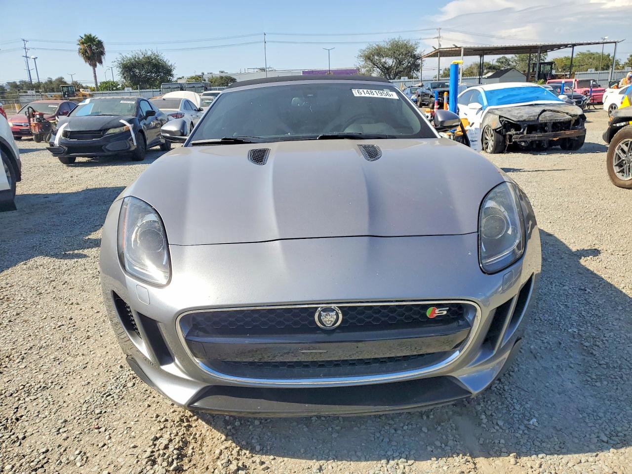 2014 Jaguar F-type S Серый vin: SAJWA6FC5E8K06307