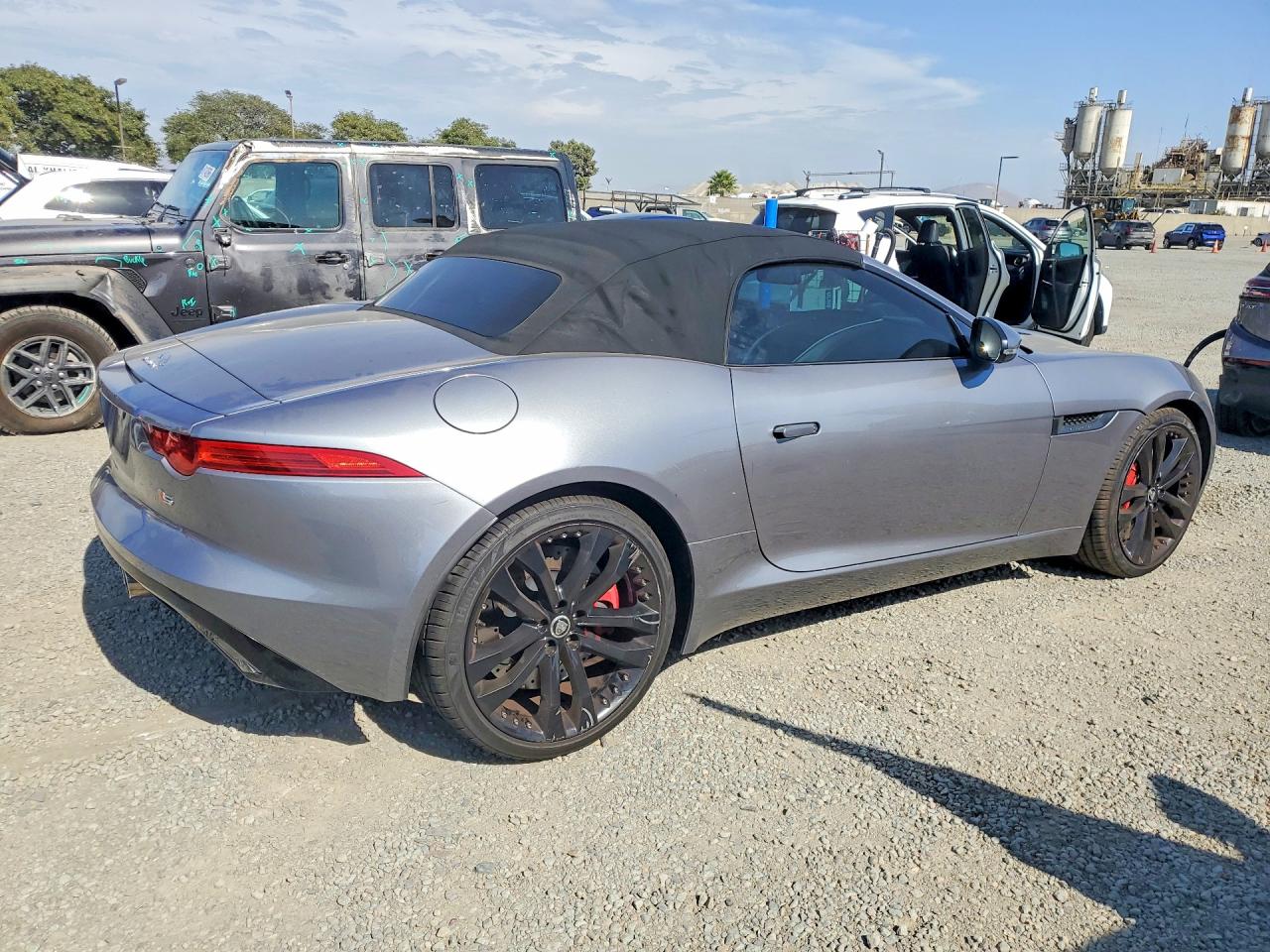2014 Jaguar F-type S Серый vin: SAJWA6FC5E8K06307