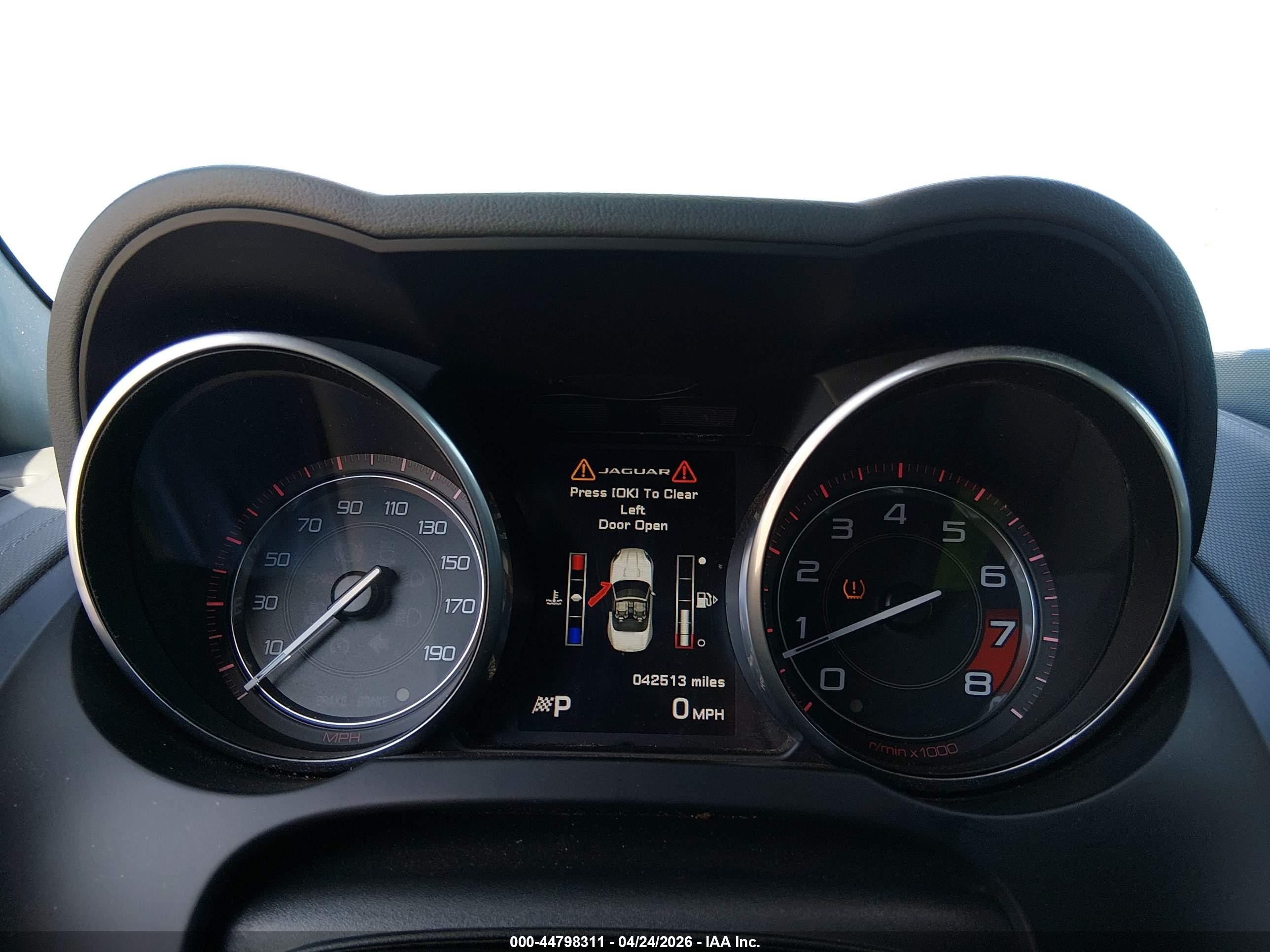 2014 Jaguar F-type S Blue vin: SAJWA6FC6E8K03416