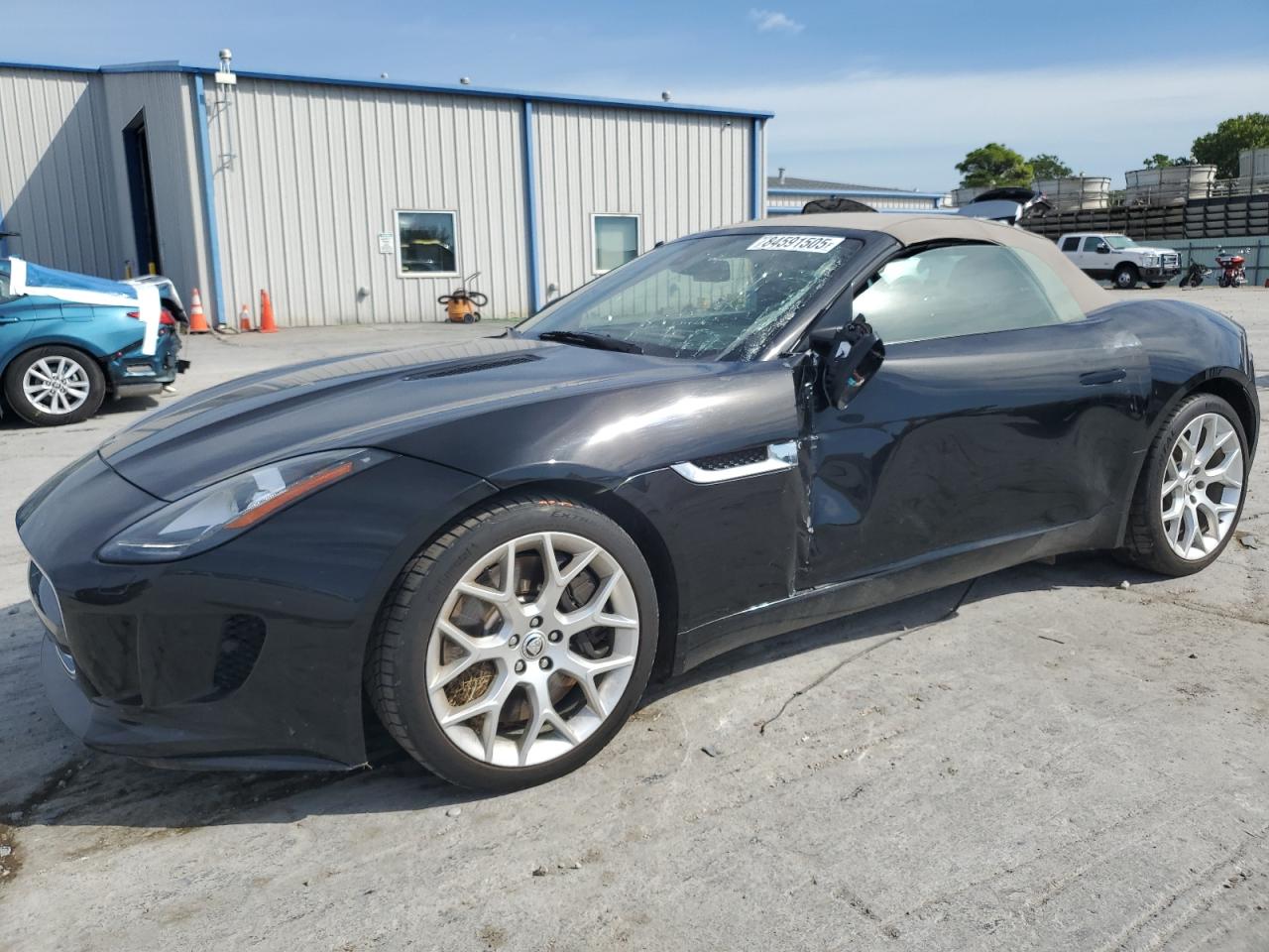2014 Jaguar F-type S Black vin: SAJWA6FCXE8K07453