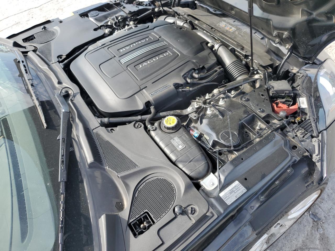 2014 Jaguar F-type S Black vin: SAJWA6FCXE8K07453