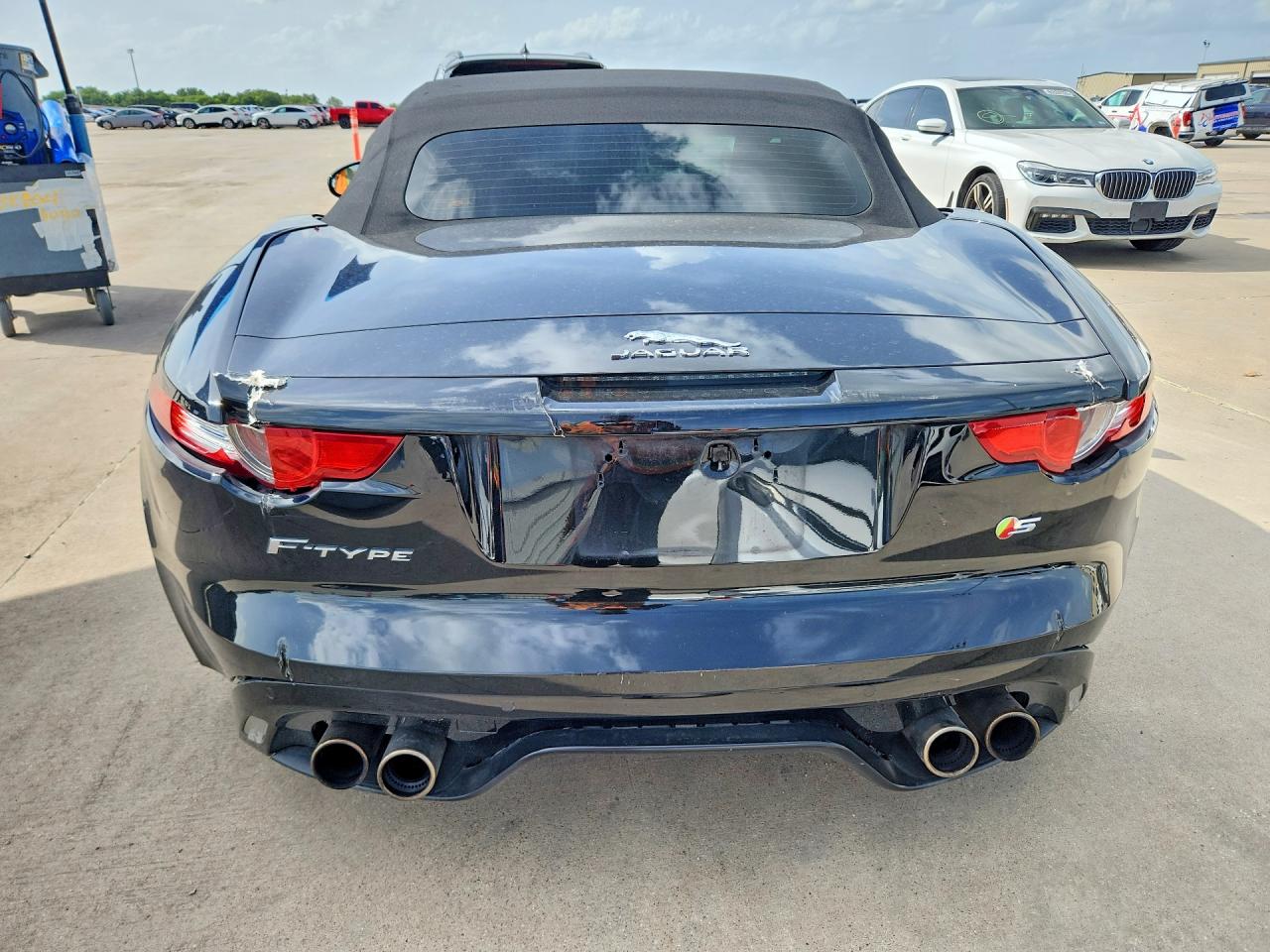 2014 Jaguar F-type V8 S Black vin: SAJWA6GL9EMK06705