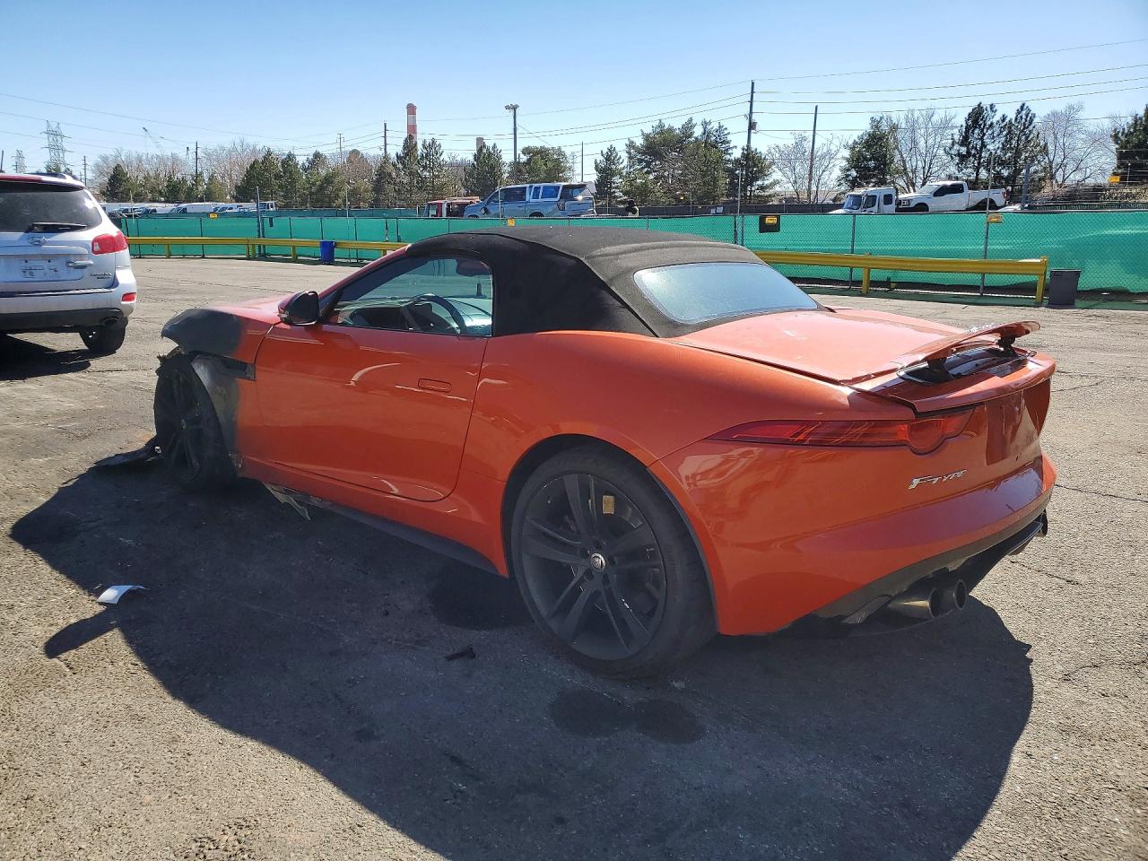2014 Jaguar F-type V8 S Orange vin: SAJWA6GL9EMK08017