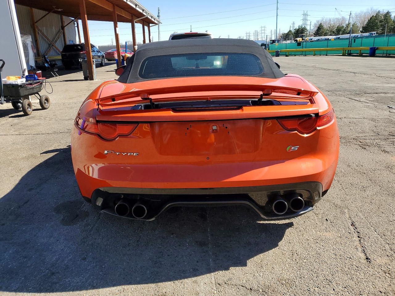 2014 Jaguar F-type V8 S Orange vin: SAJWA6GL9EMK08017
