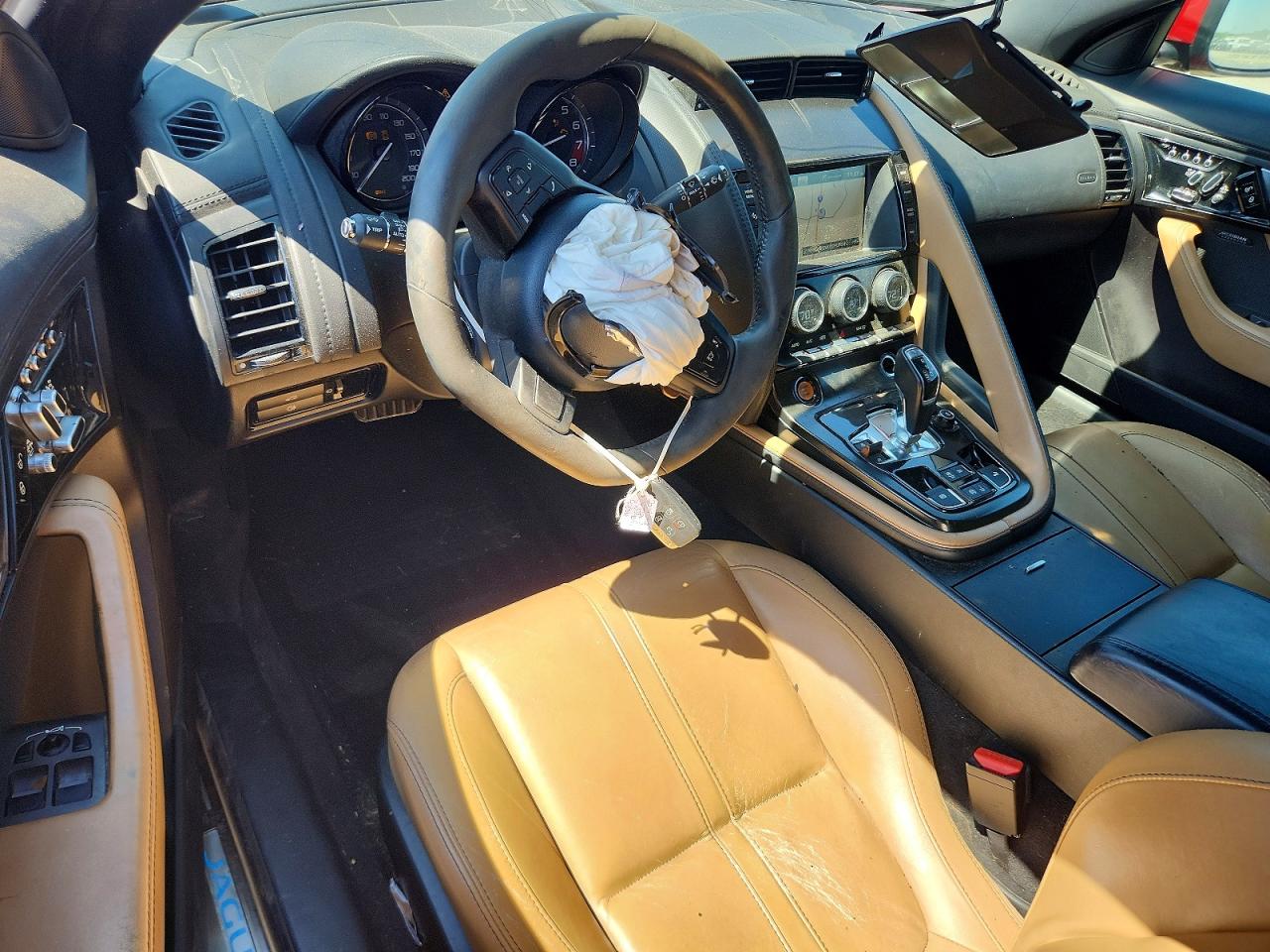 2014 Jaguar F-type V8 S Red vin: SAJWA6GLXEMK04591