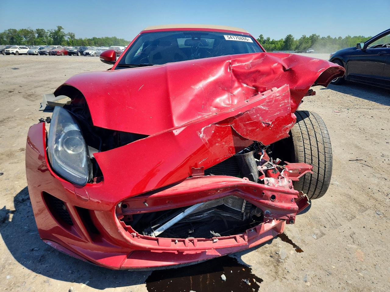 2014 Jaguar F-type V8 S Red vin: SAJWA6GLXEMK04591