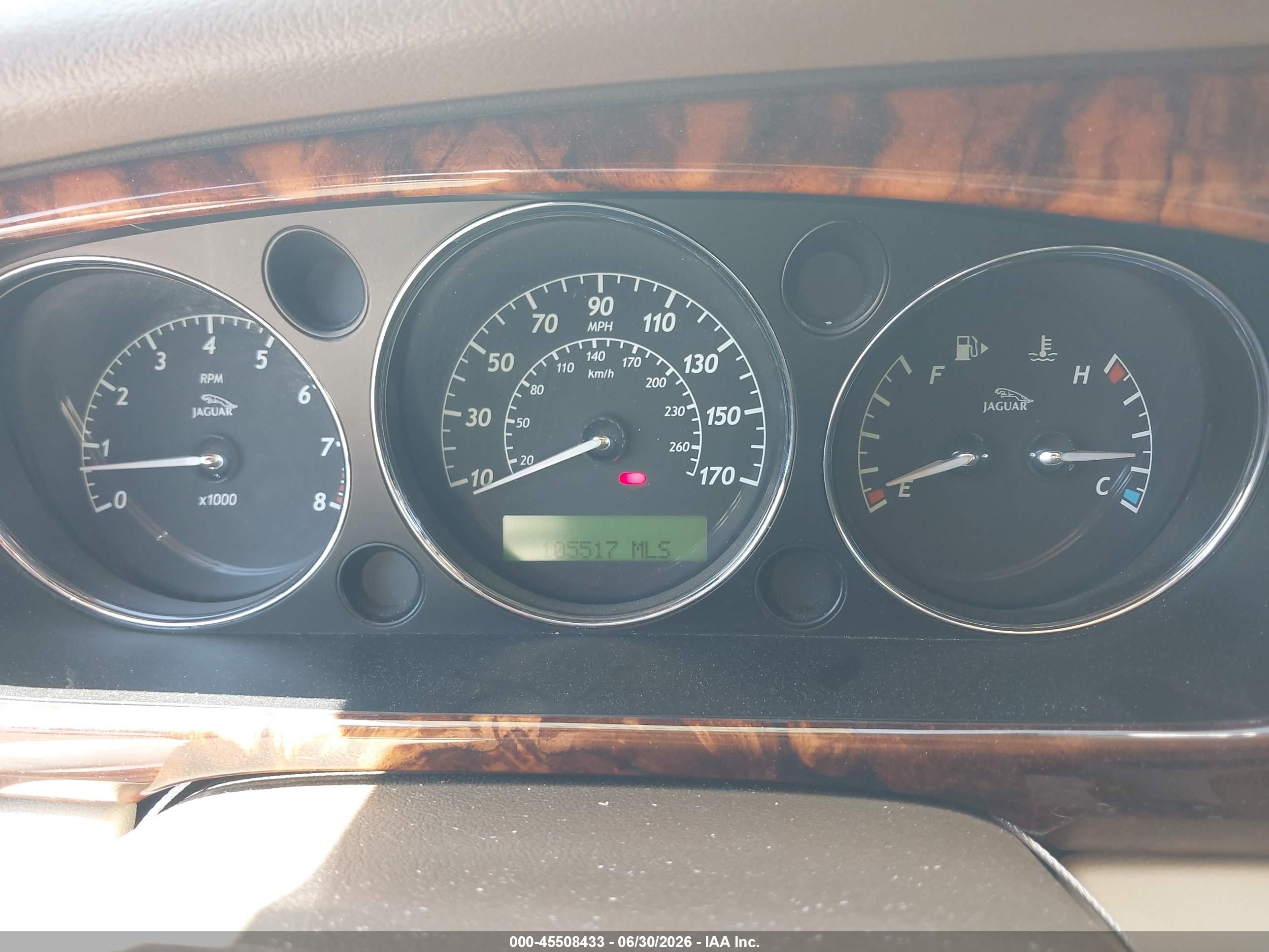 2006 Jaguar Xj Xj8 Silver vin: SAJWA71B16SH10980