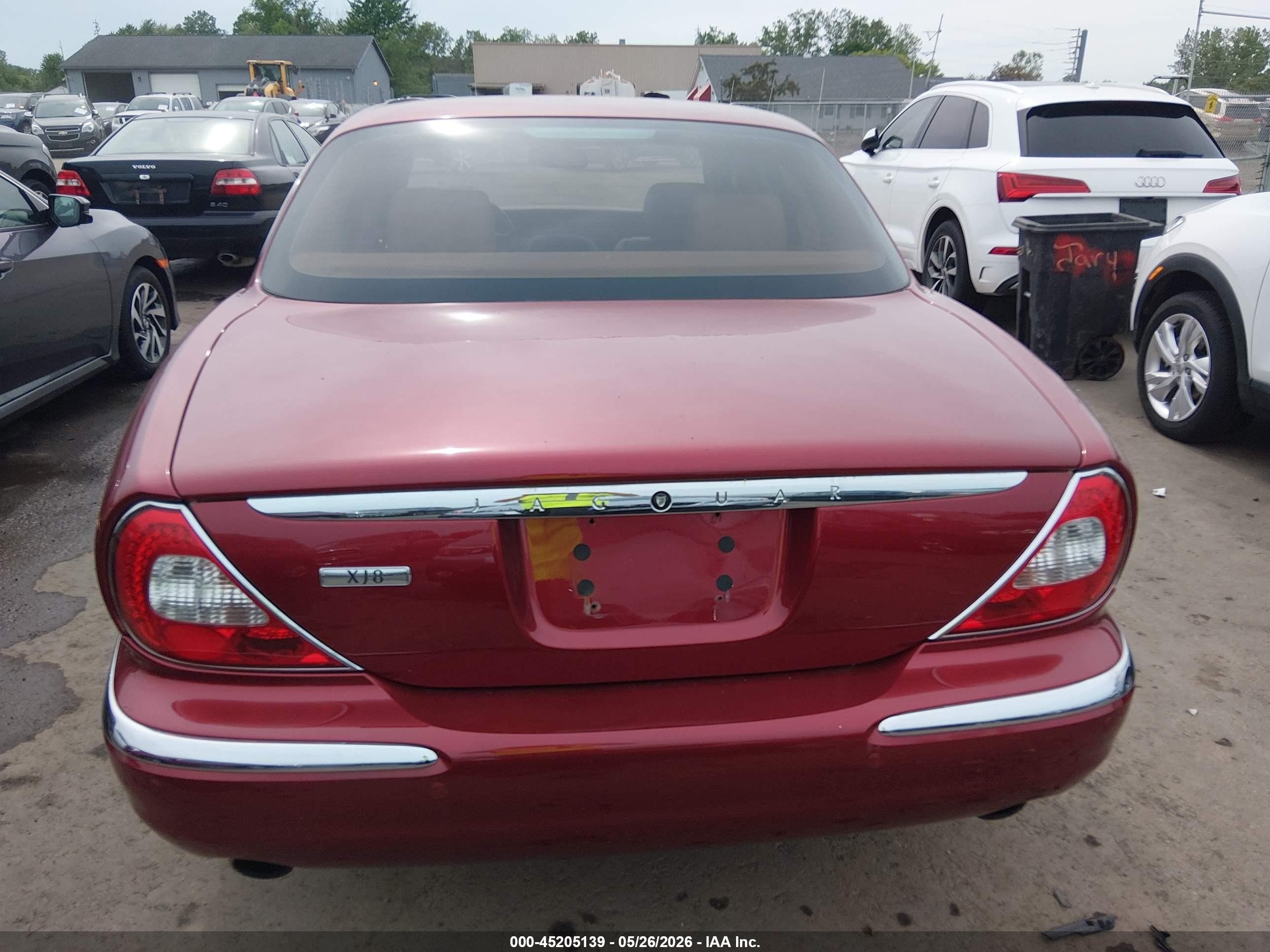 2006 Jaguar Xj Xj8 Maroon vin: SAJWA71B26SH00006