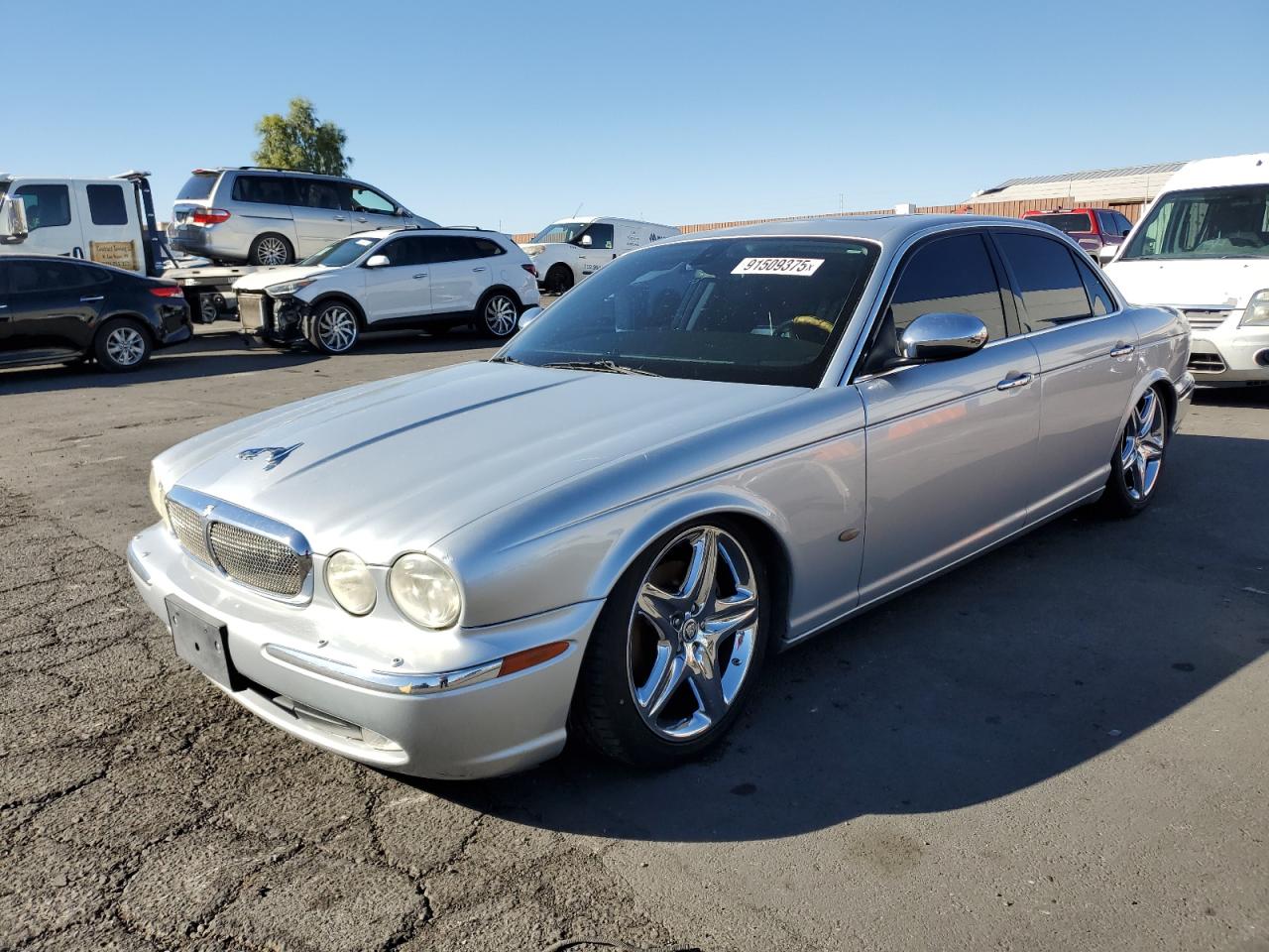 2007 Jaguar Xj8 Silver vin: SAJWA71B87SH17913