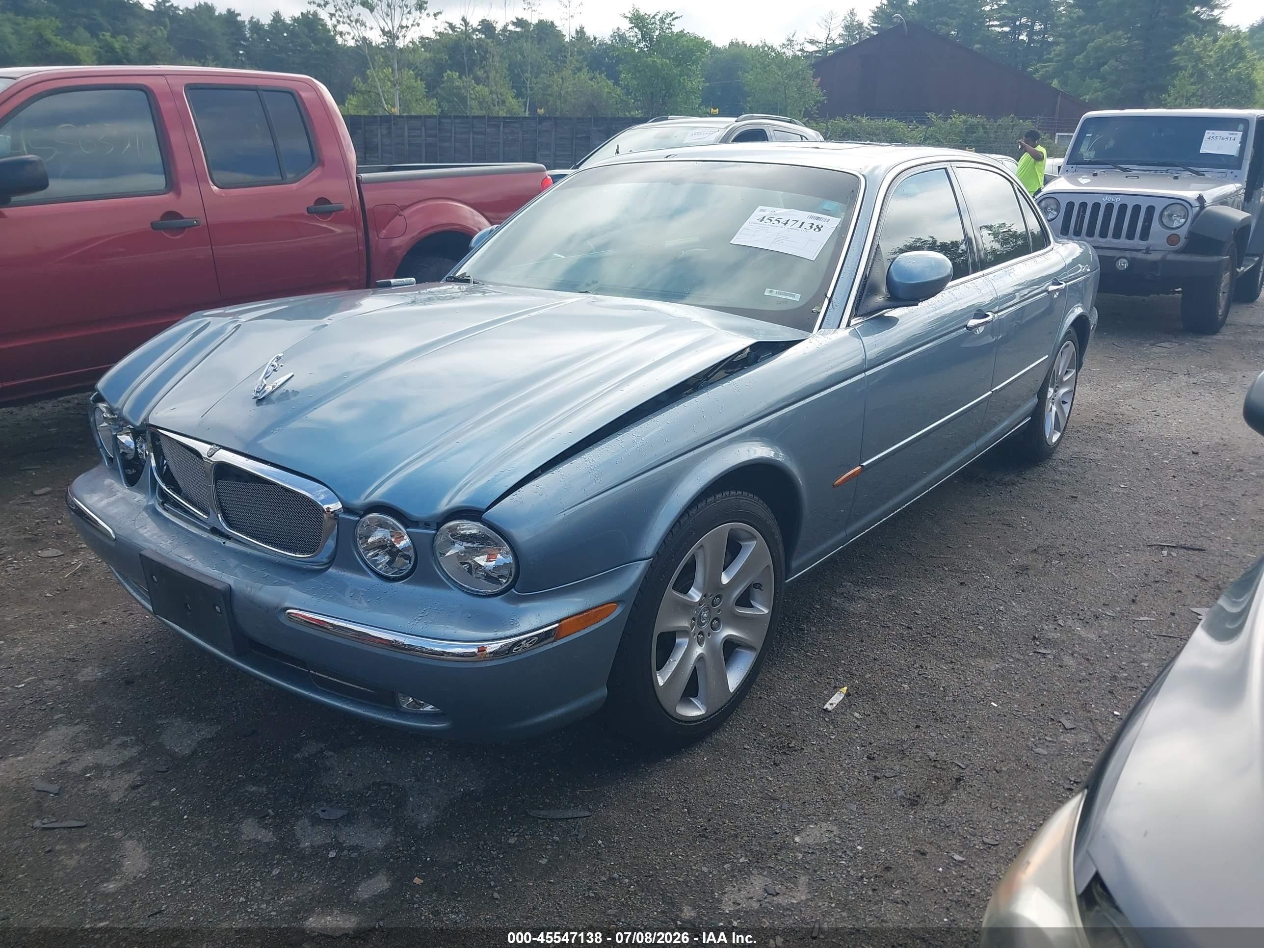2004 Jaguar Xj Xj8 Light Blue vin: SAJWA71C64SG13036