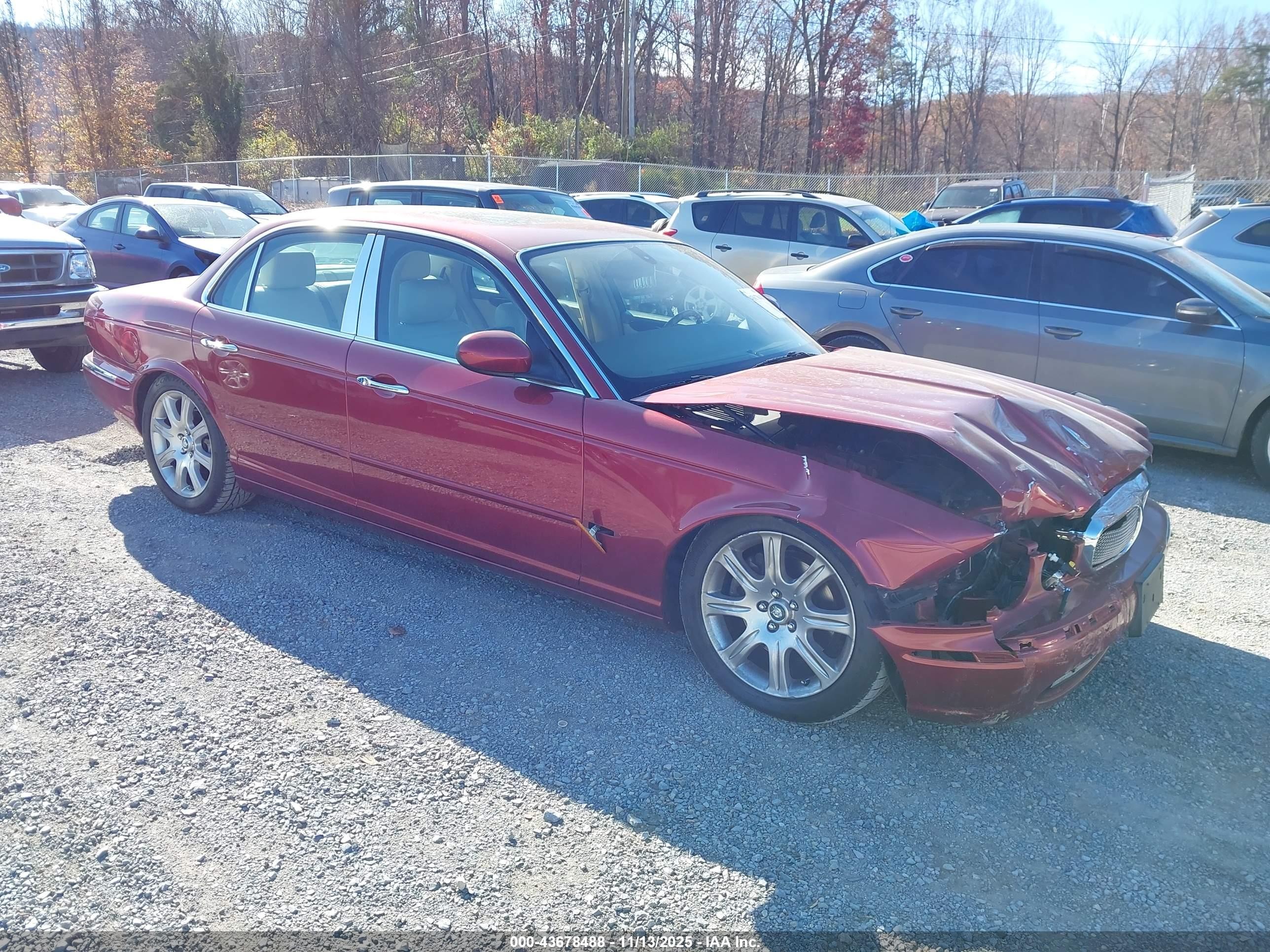 2004 Jaguar Xj Xj8 Красный vin: SAJWA71C64SG22478