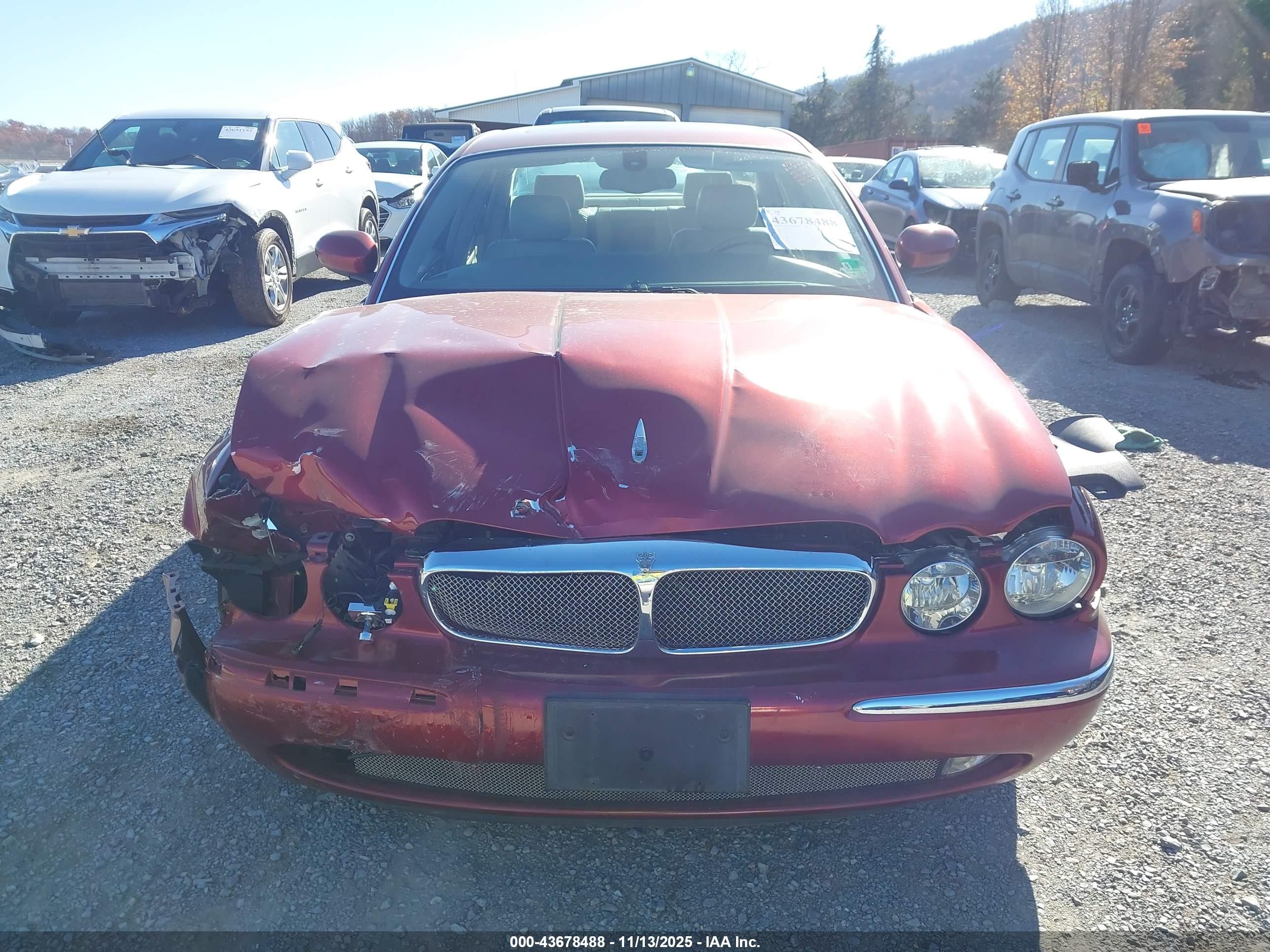 2004 Jaguar Xj Xj8 Красный vin: SAJWA71C64SG22478