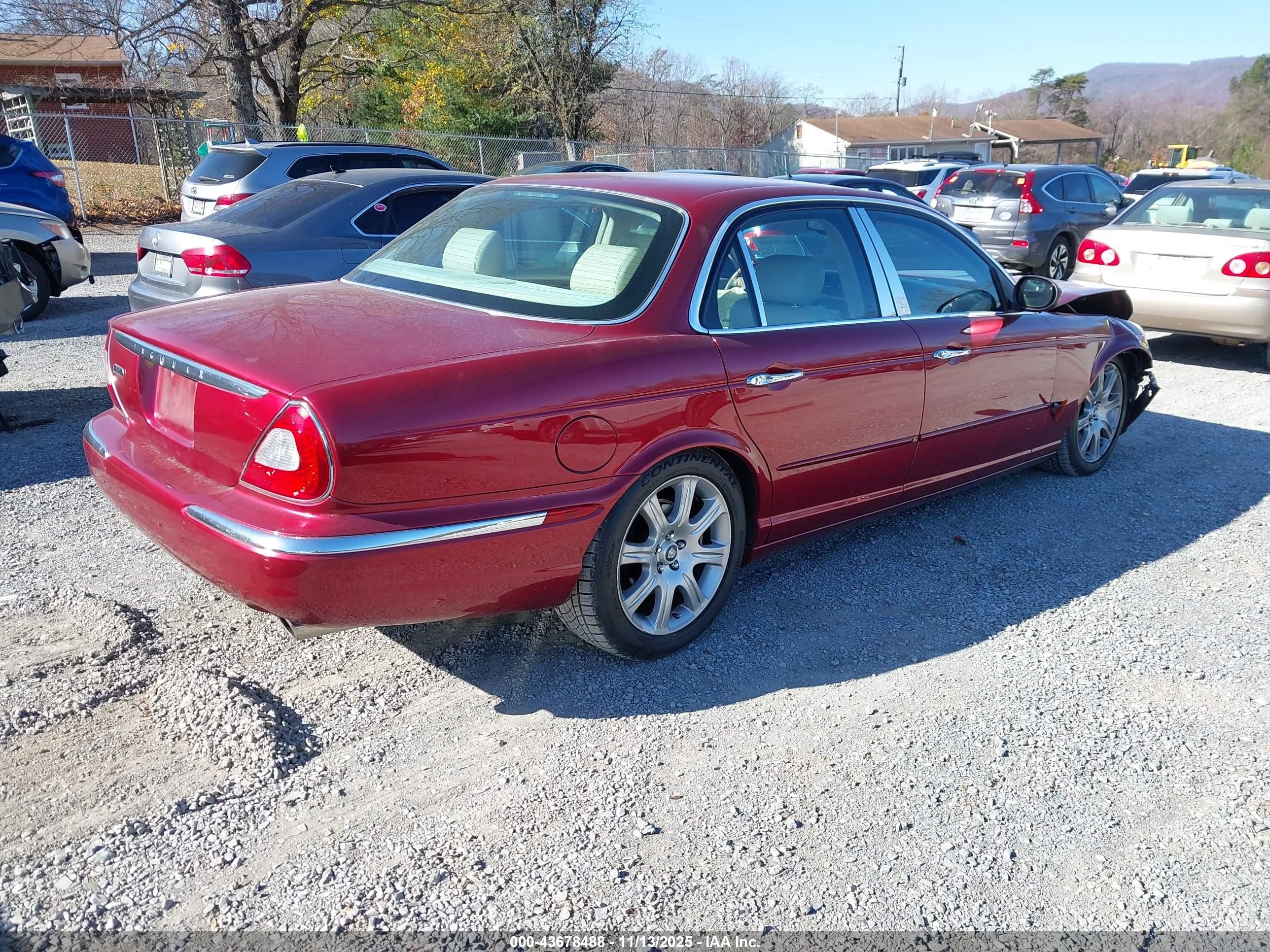 2004 Jaguar Xj Xj8 Красный vin: SAJWA71C64SG22478