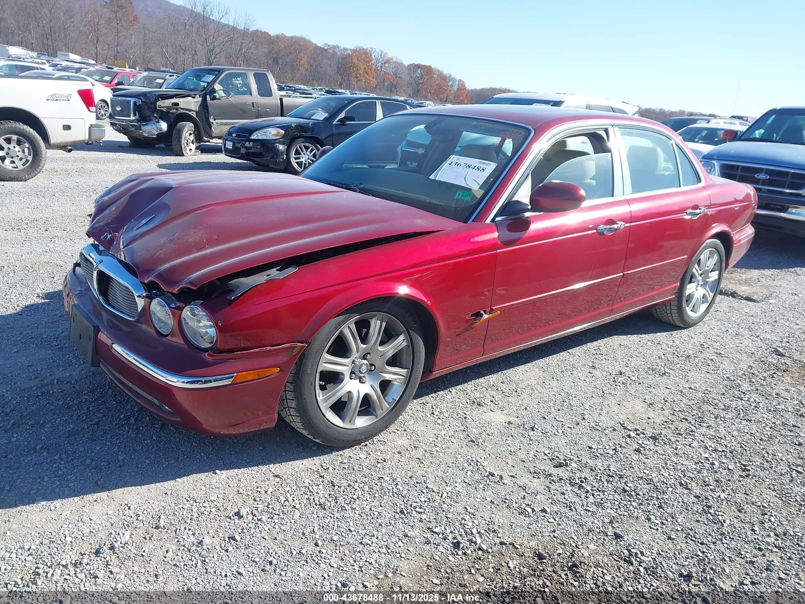 2004 Jaguar Xj Xj8 Красный vin: SAJWA71C64SG22478