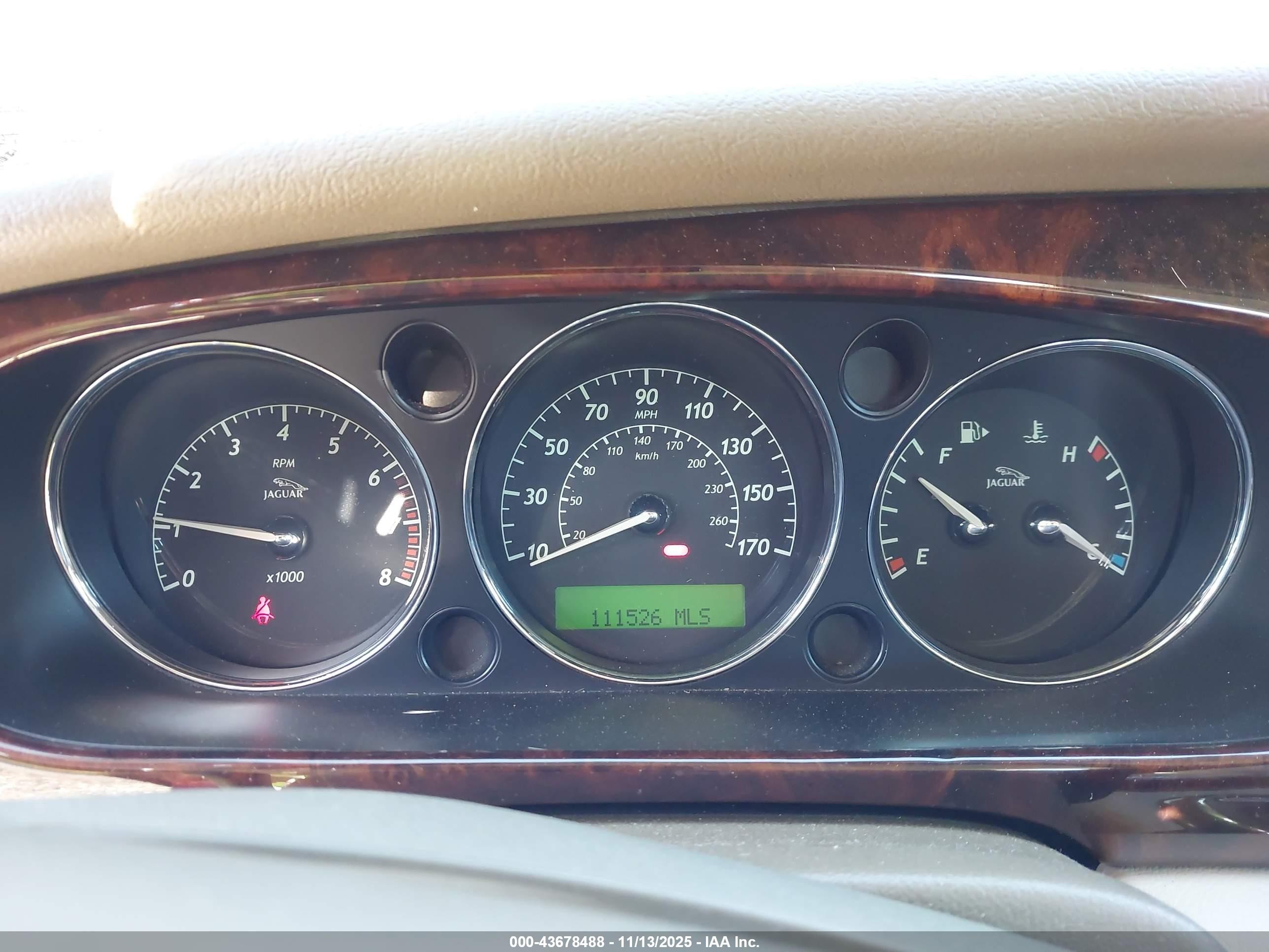 2004 Jaguar Xj Xj8 Красный vin: SAJWA71C64SG22478