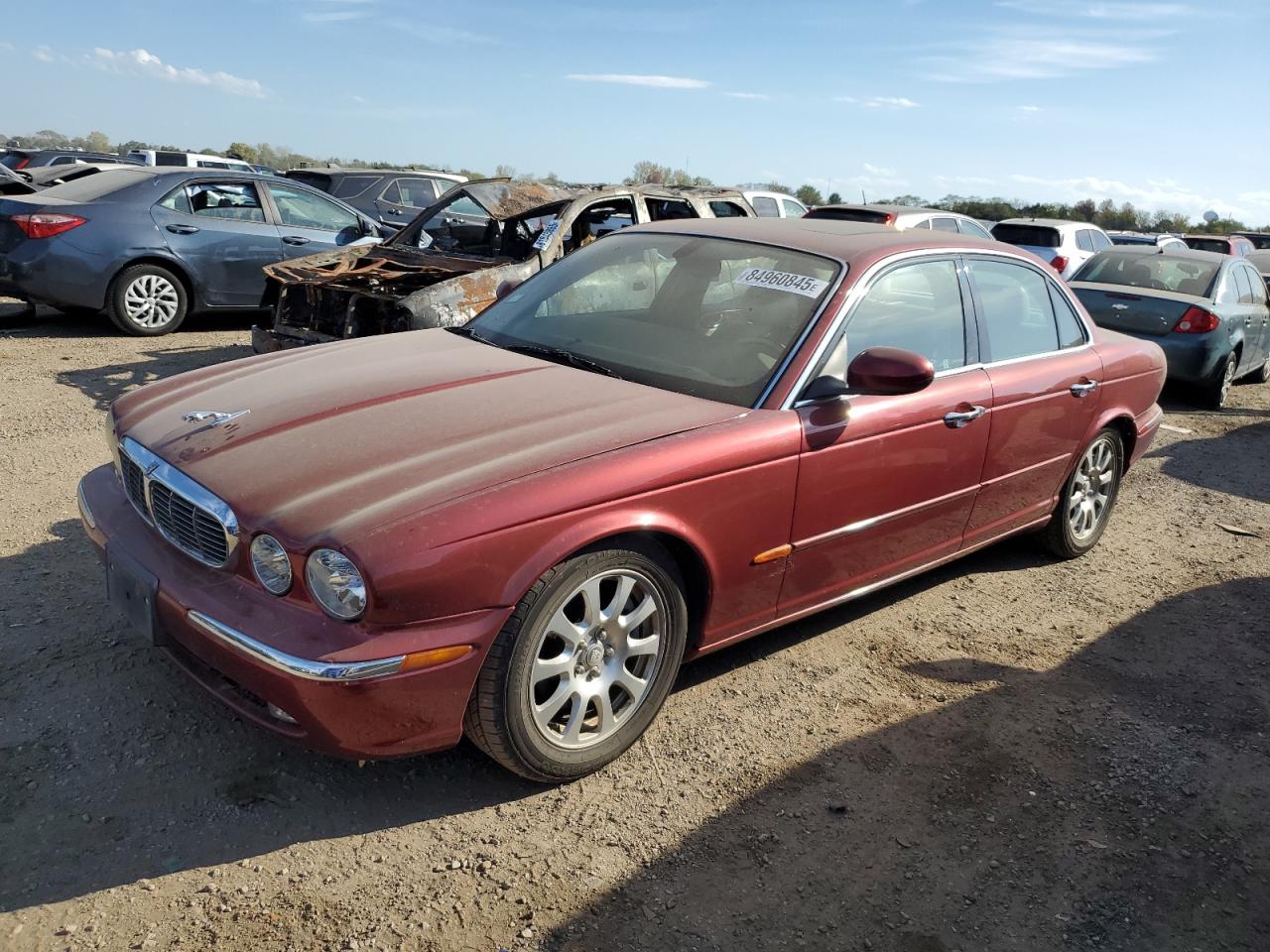 2004 Jaguar Xj8 Red vin: SAJWA71C84SG26547