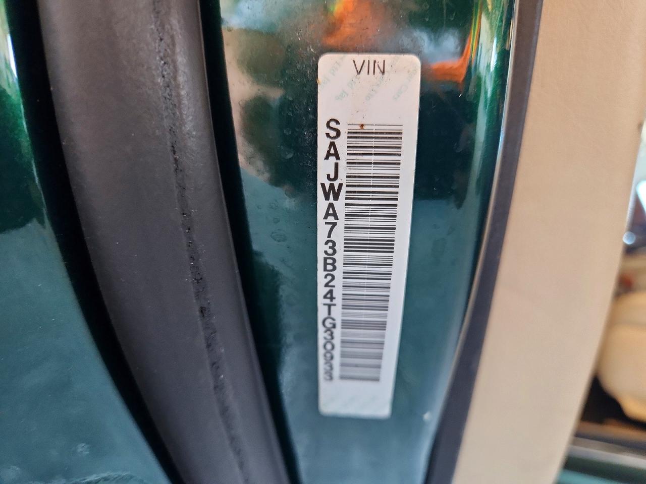 2004 Jaguar Xjr S Green vin: SAJWA73B24TG30933