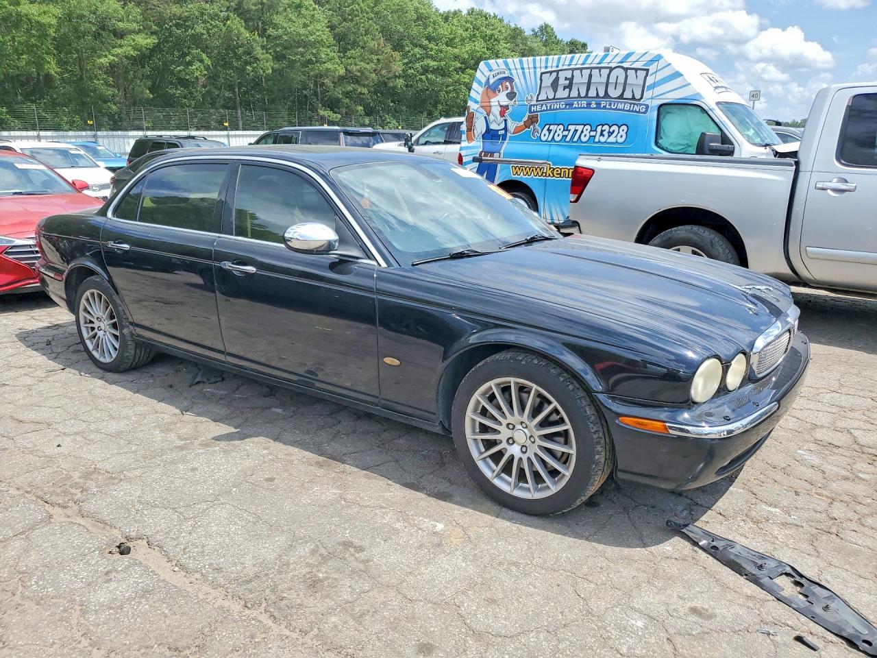 2007 Jaguar Xj8 L Black vin: SAJWA79B07SH17392