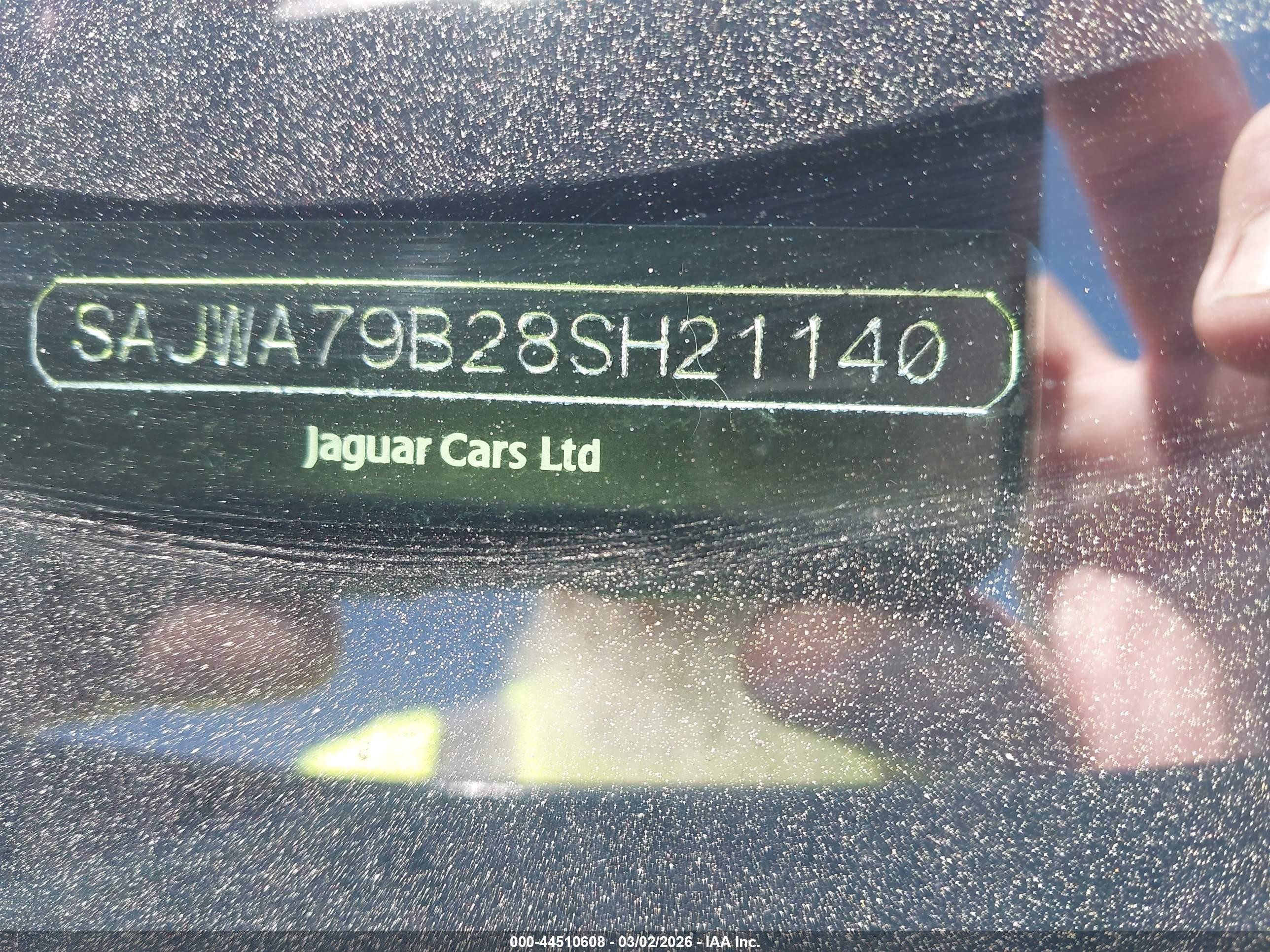 2008 Jaguar Xj Xj8 L Black vin: SAJWA79B28SH21140