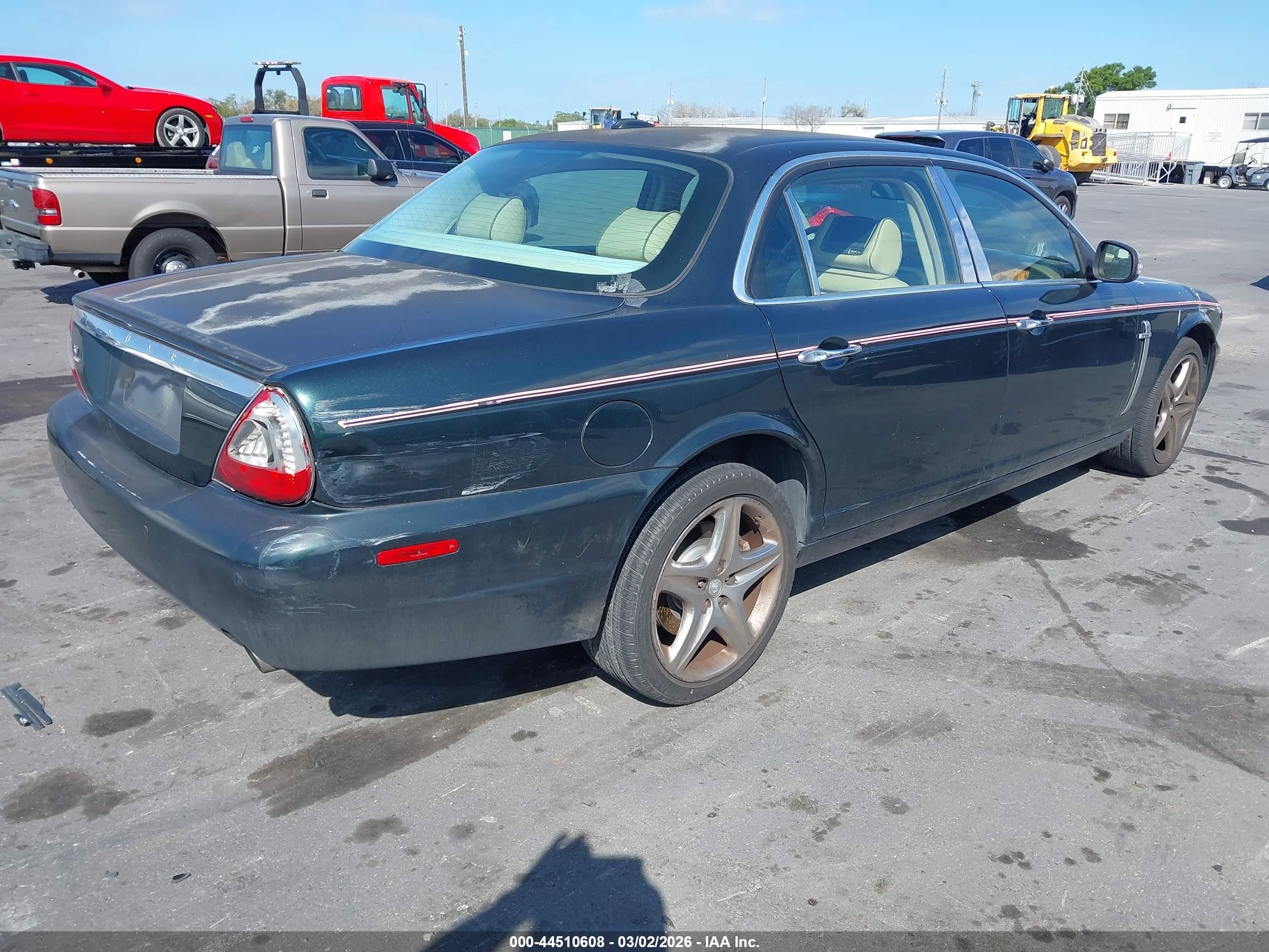 2008 Jaguar Xj Xj8 L Black vin: SAJWA79B28SH21140