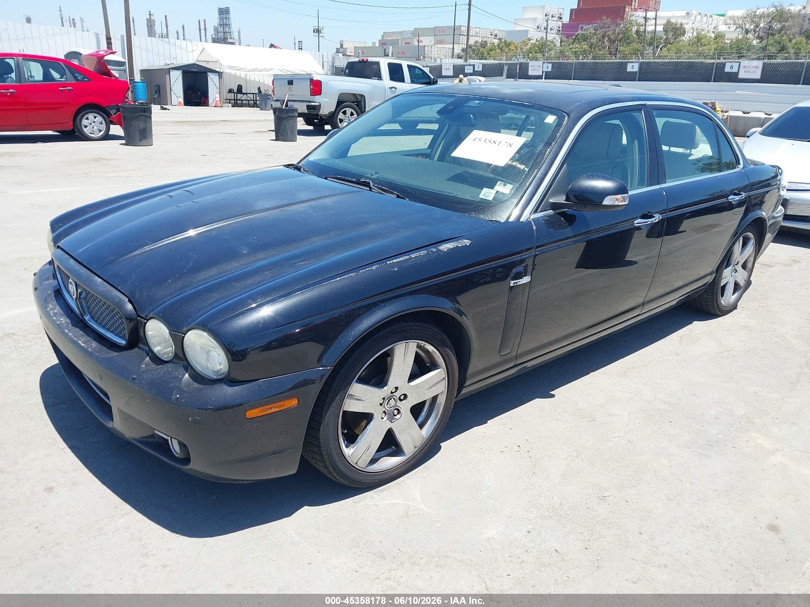 2008 Jaguar Xj Xj8 L Black vin: SAJWA79B38SH20711