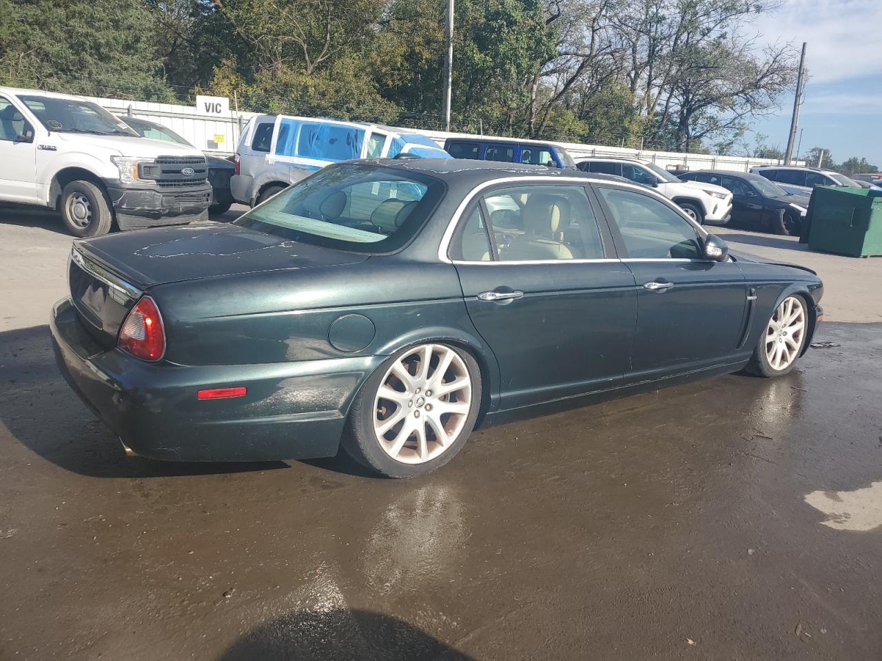 2008 Jaguar Xj8 L Green vin: SAJWA79B68SH19648