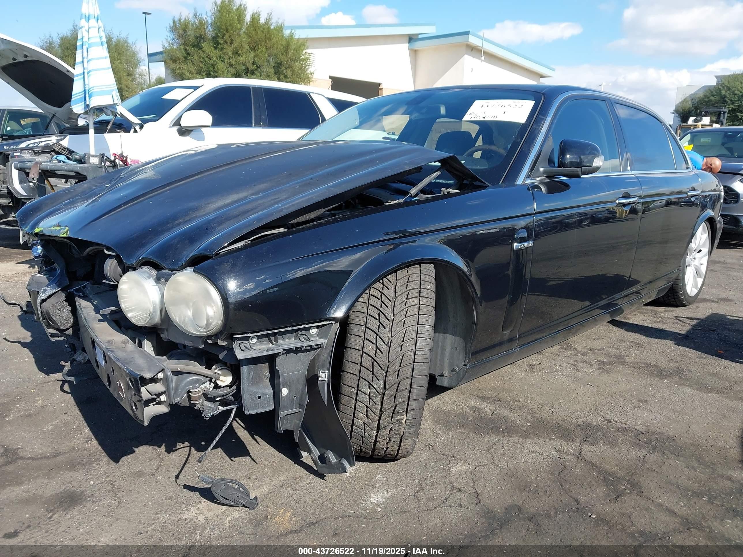 2008 Jaguar Xj Xj8 L Black vin: SAJWA79B68SH21531