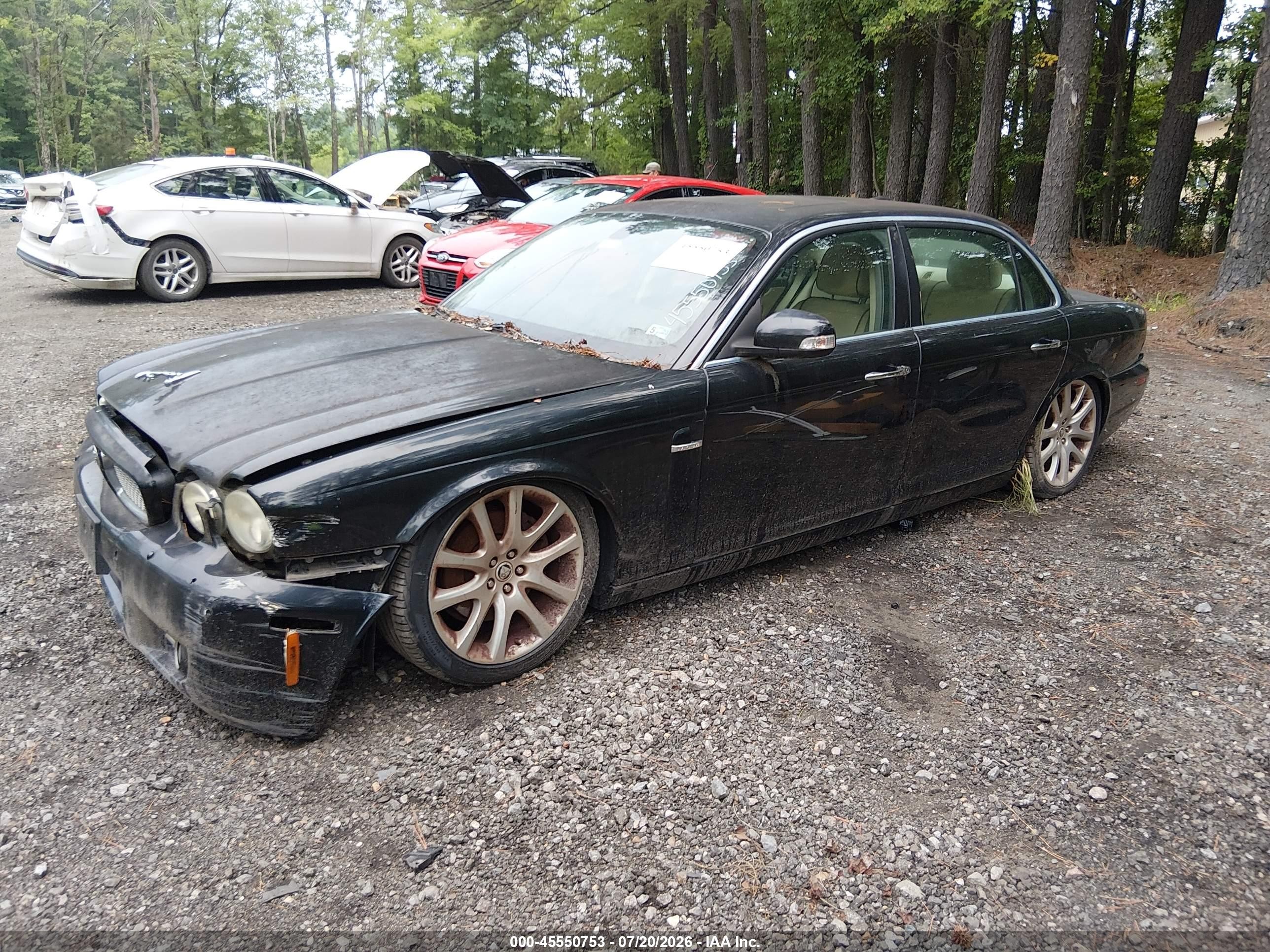 2008 Jaguar Xj Xj8 L Black vin: SAJWA79B88SH28609