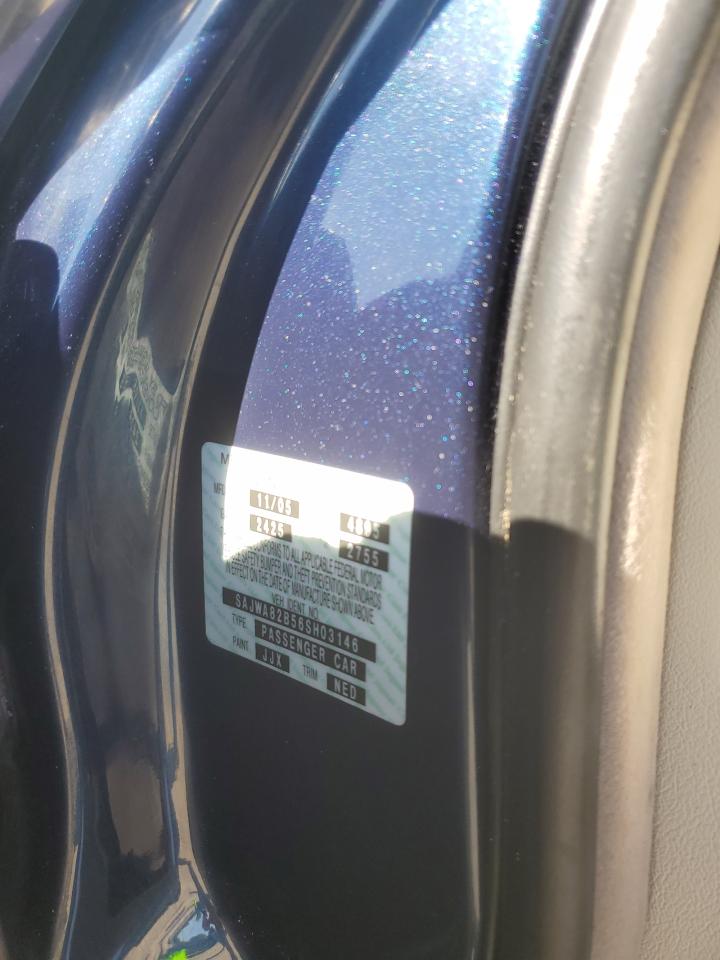 2006 Jaguar Vandenplas Blue vin: SAJWA82B56SH03146