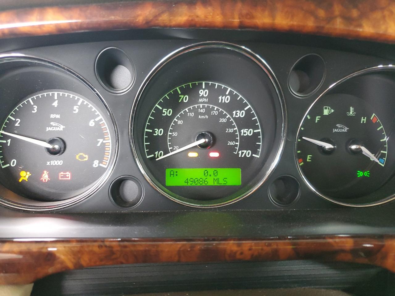 2008 Jaguar Xj Vanden Plas Green vin: SAJWA82B58SH19317