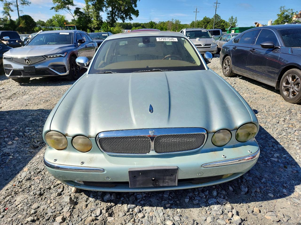 2006 Jaguar Vandenplas Синий vin: SAJWA82B76SH02807